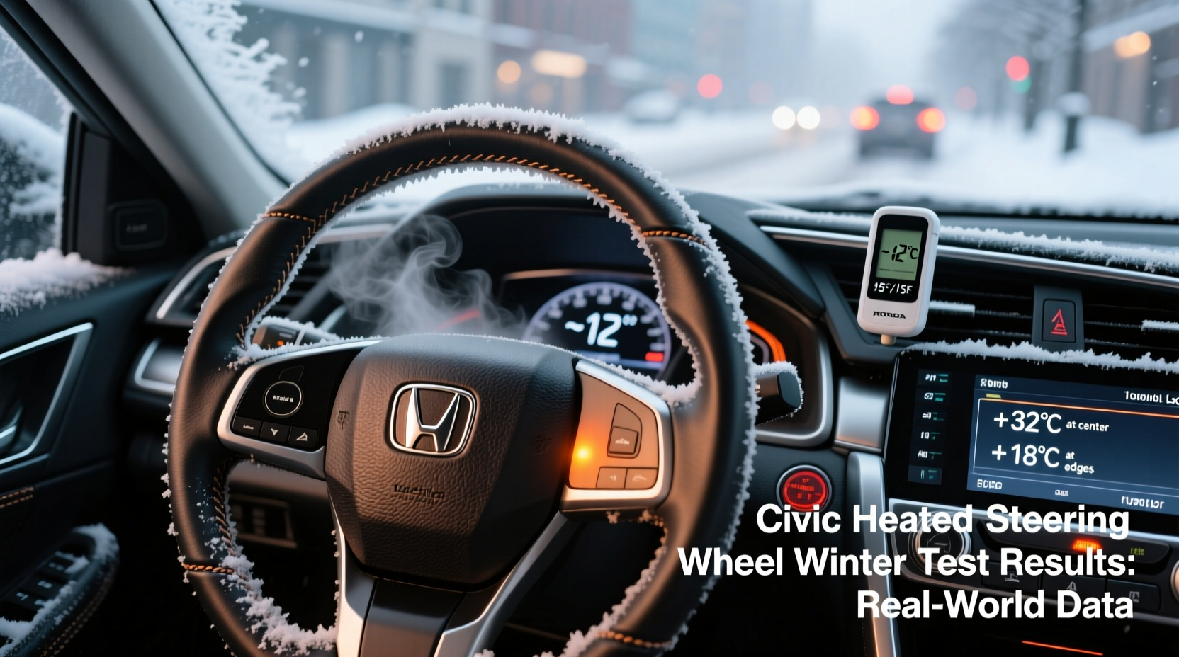 civic heated steering wheel winter test