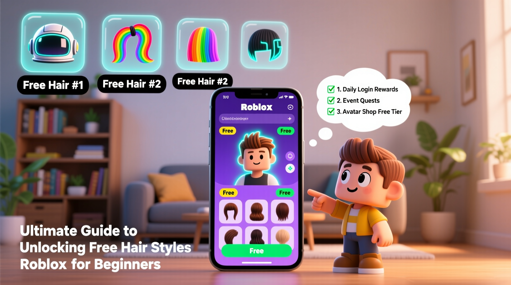 ultimate guide to unlocking free hair styles in roblox tips and tricks for beginners