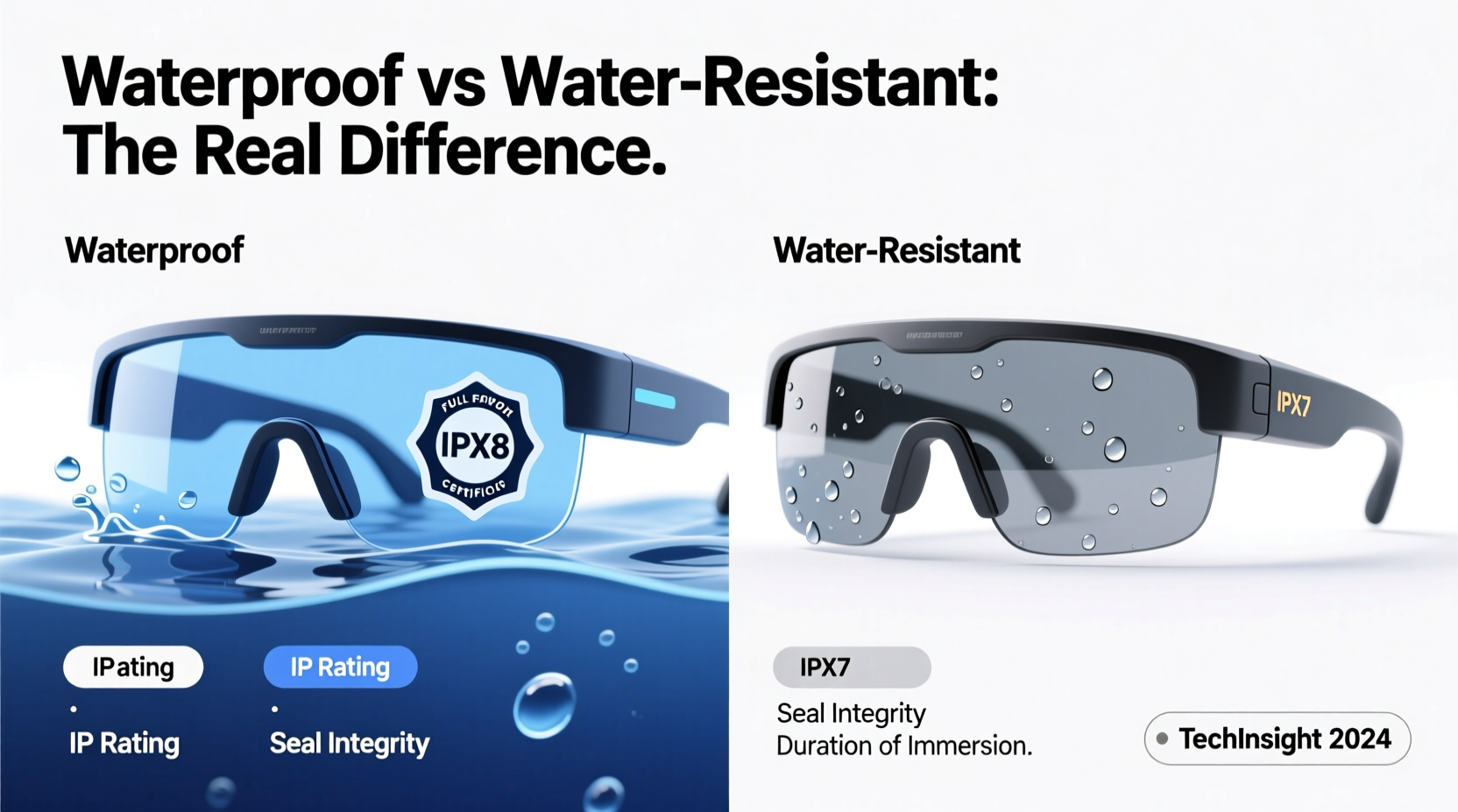 Waterproof Vs Water Resistant Smart Glasses Is There Really A Difference Or Is It Just Marketing
