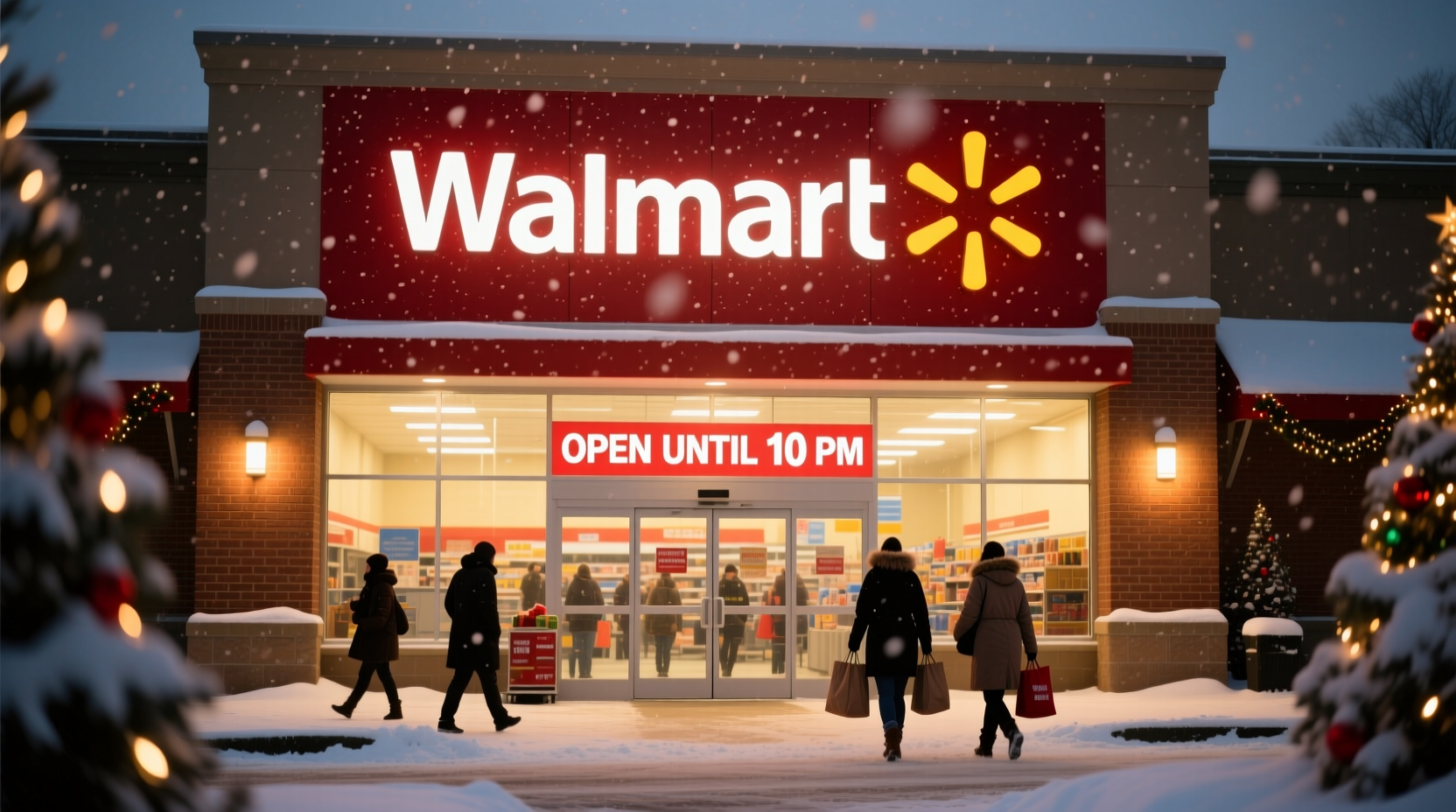 what time is walmart open until on christmas eve