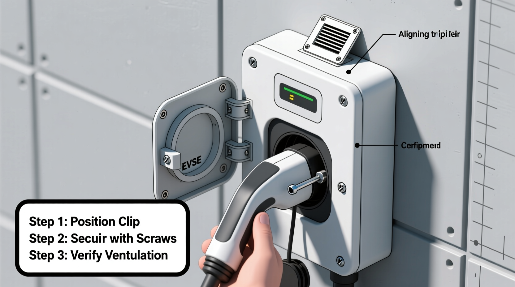 vent clip install evs
