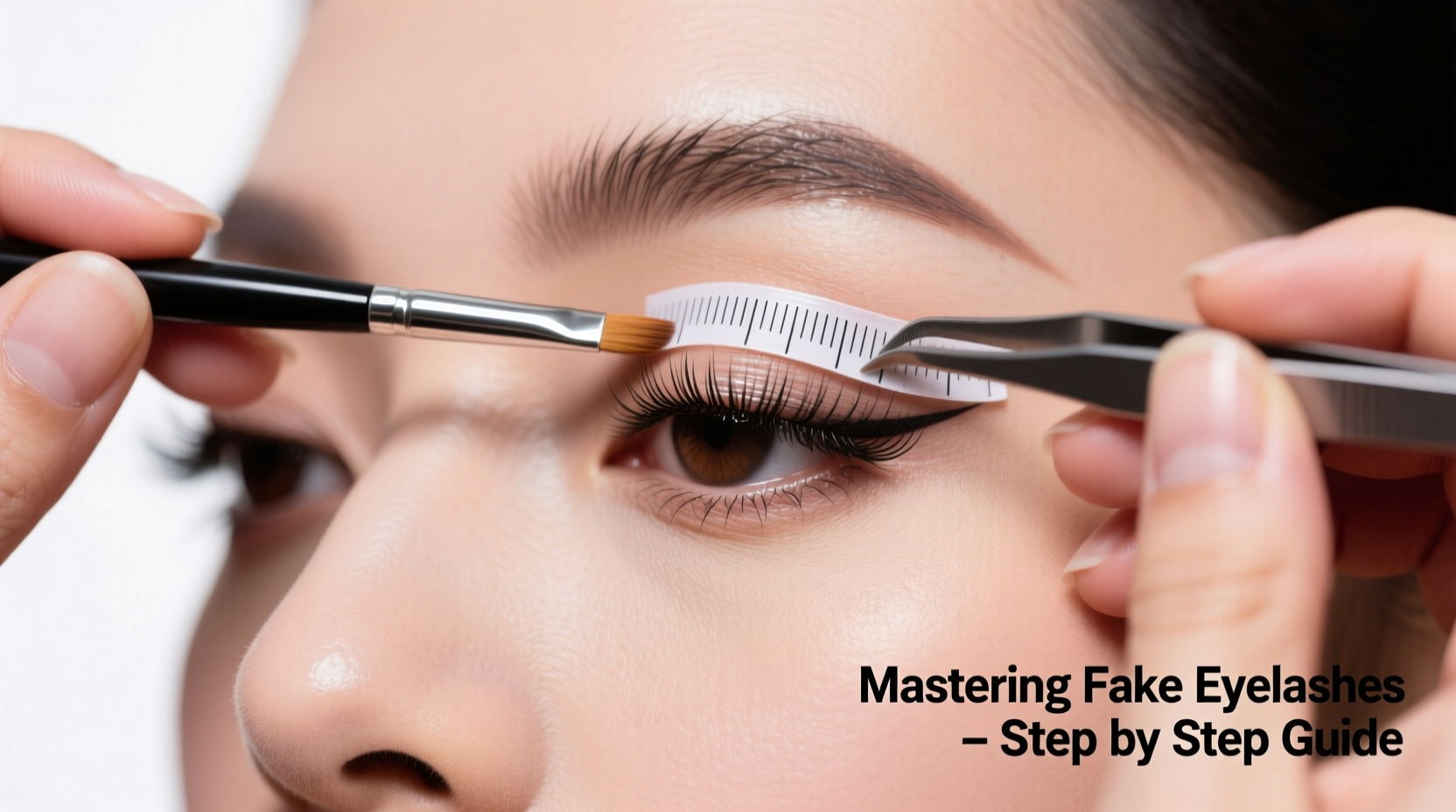 mastering fake eyelashes a step by step guide for flawless application and long lasting wear