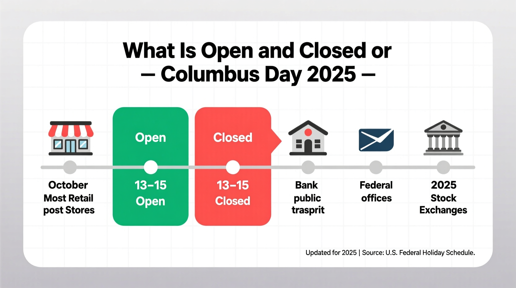 what is open closed on columbus day
