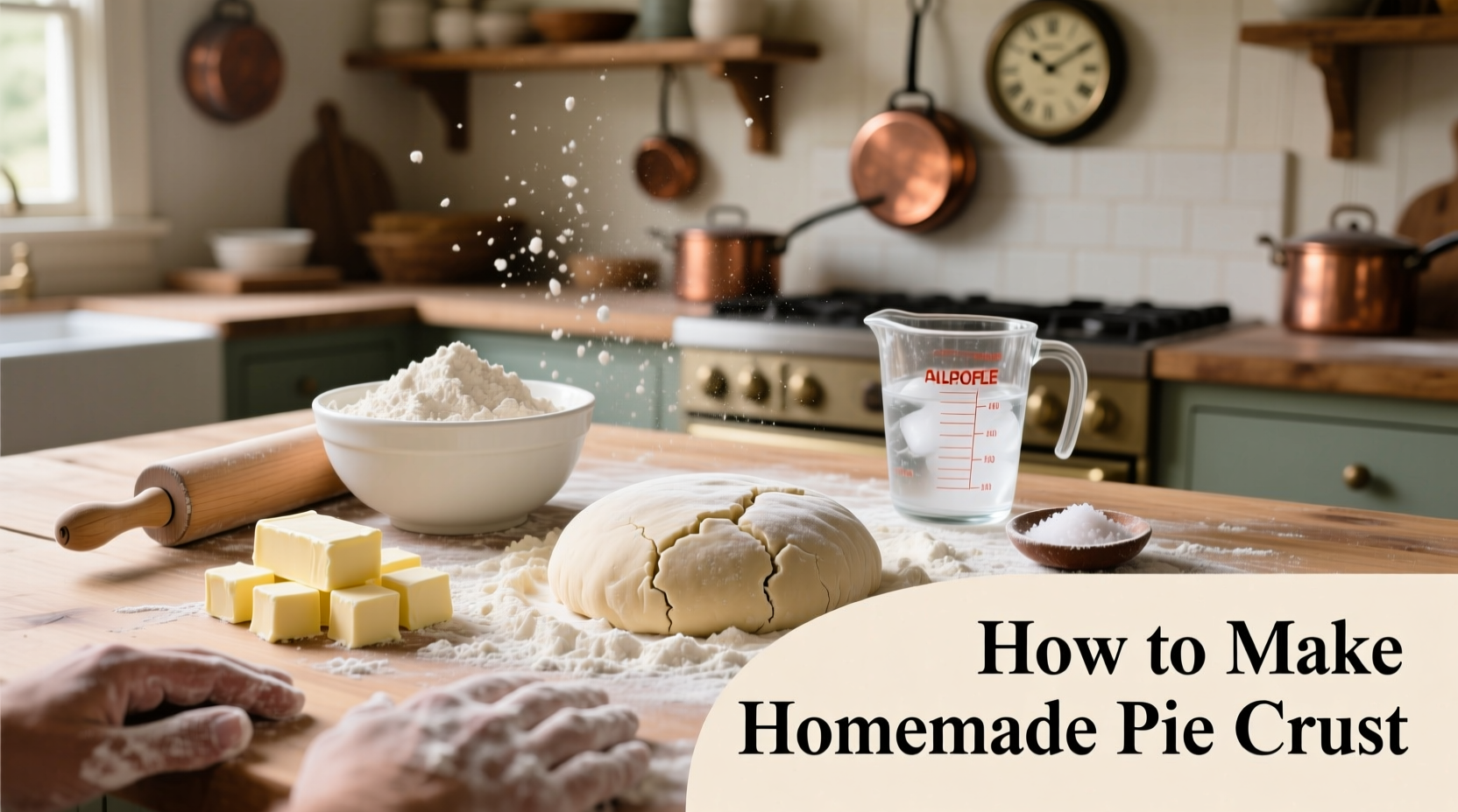 how to make homemade pie crust