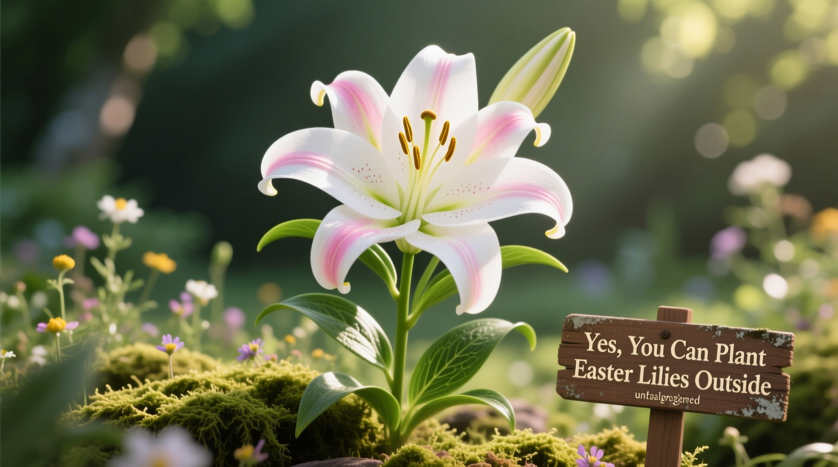 can you plant easter lillies outside