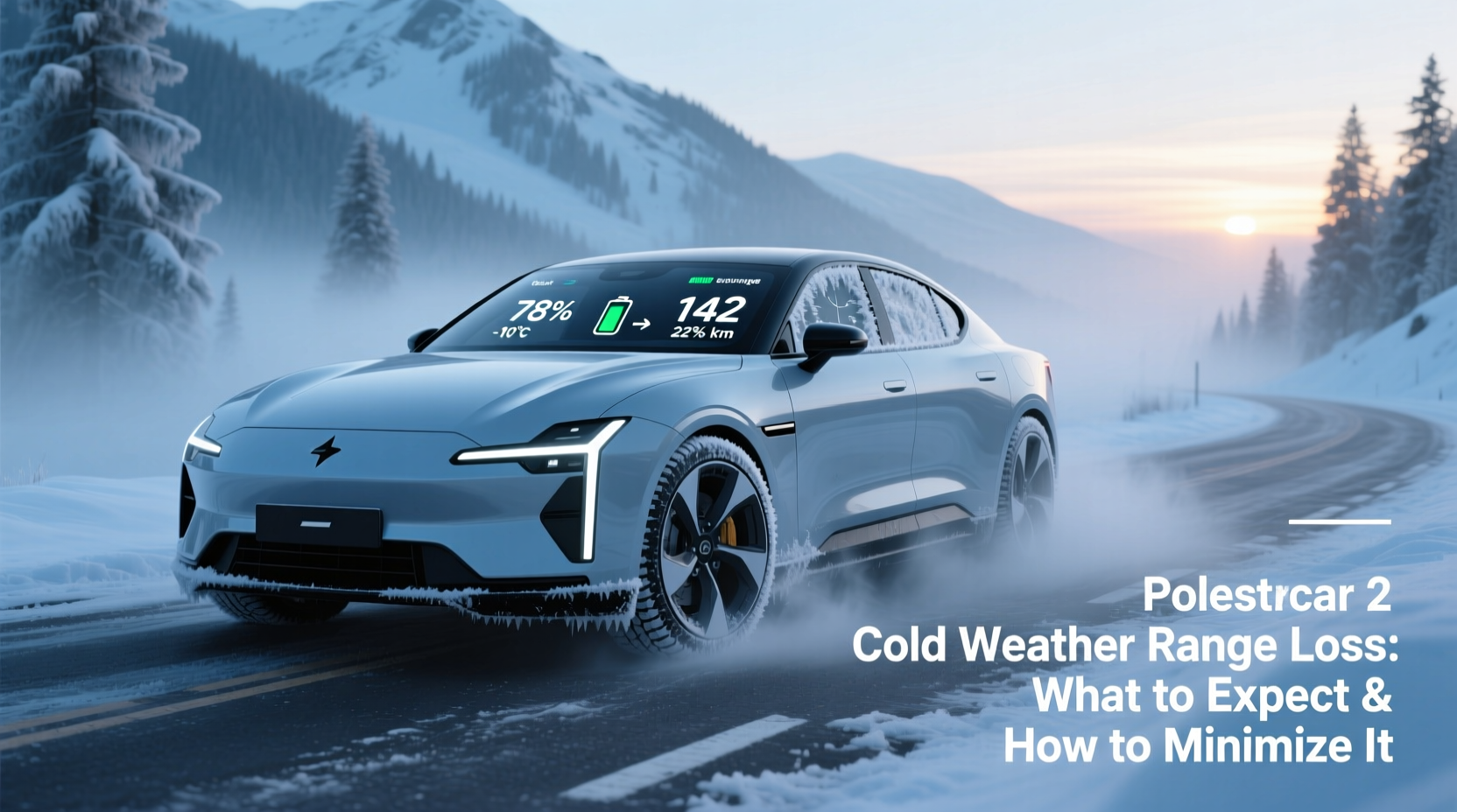 polestar 2 cold weather range loss