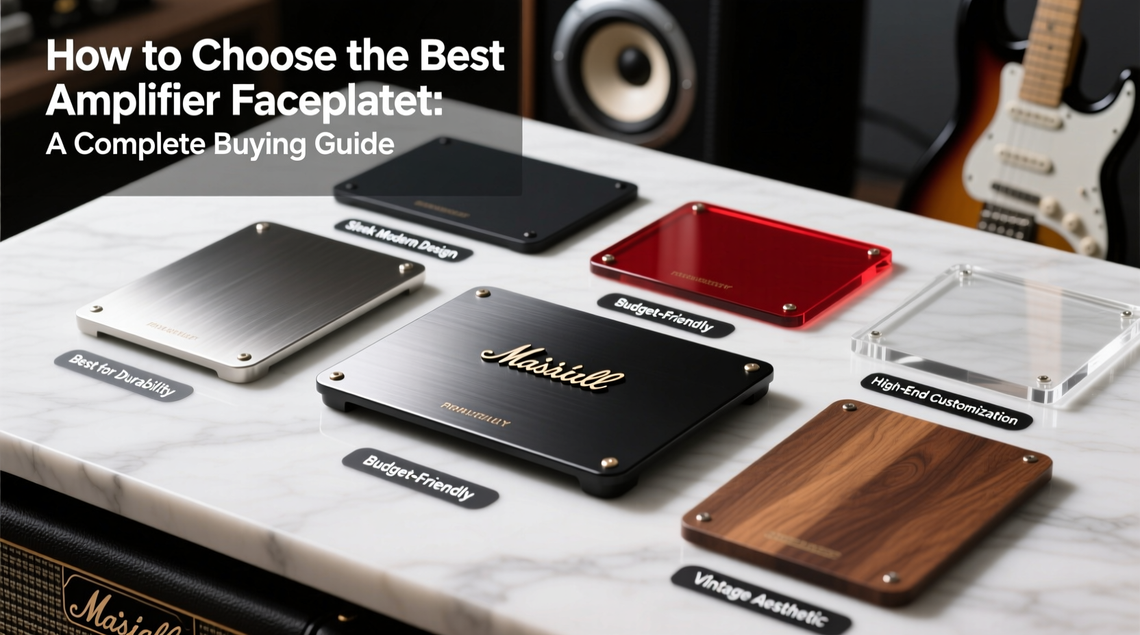 amplifier faceplate