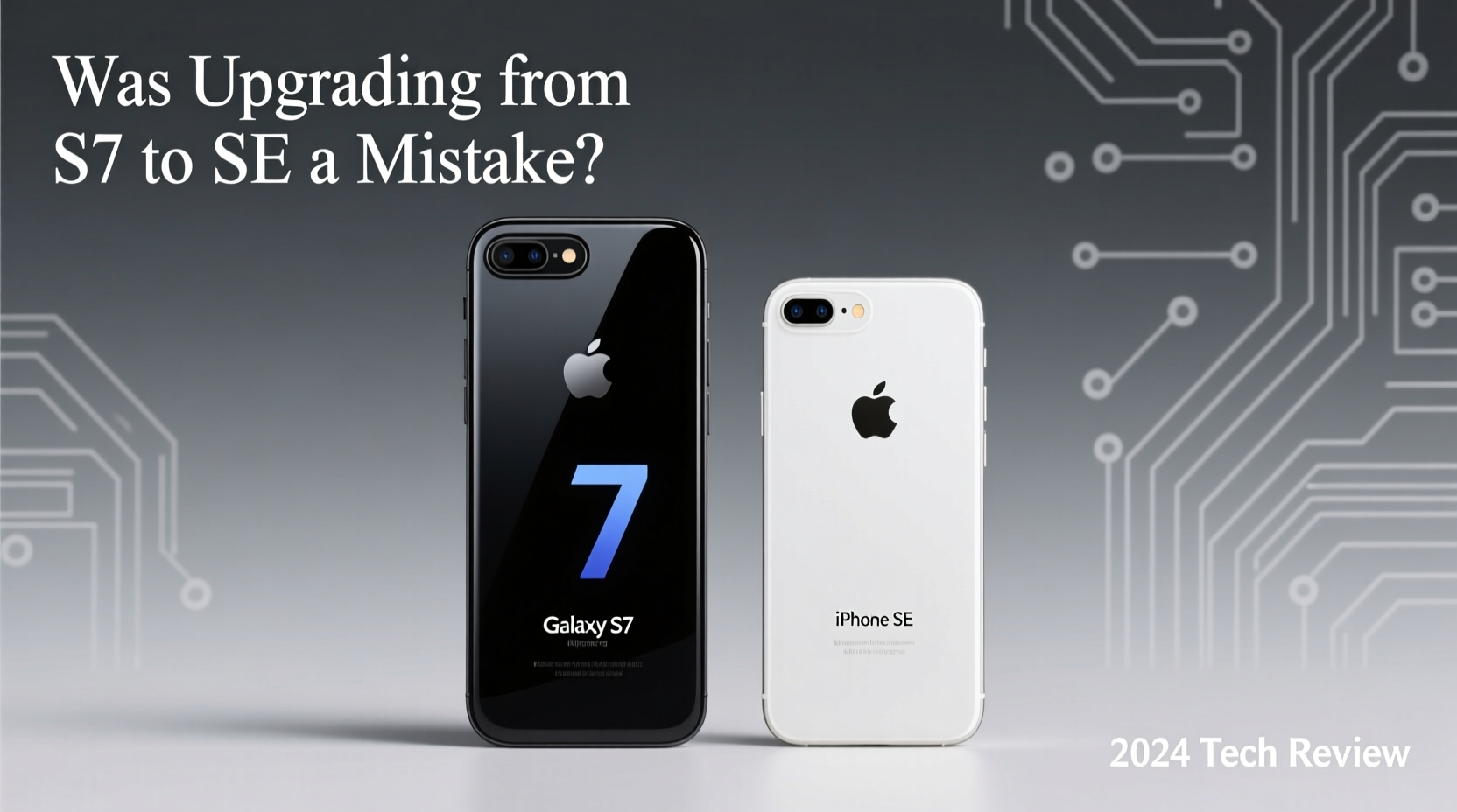 iphone se vs galaxy s7 was upgrading from the s7 to the se a mistake