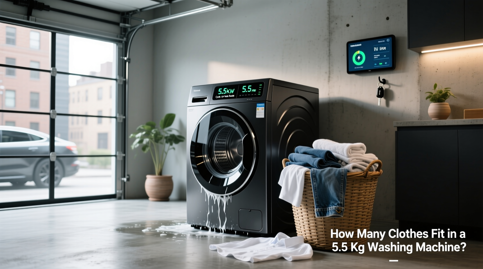 How to Choose 5.5kw Electric Car Washing Machine, How Many Clothes in a 5.5 kg Washing Machine?