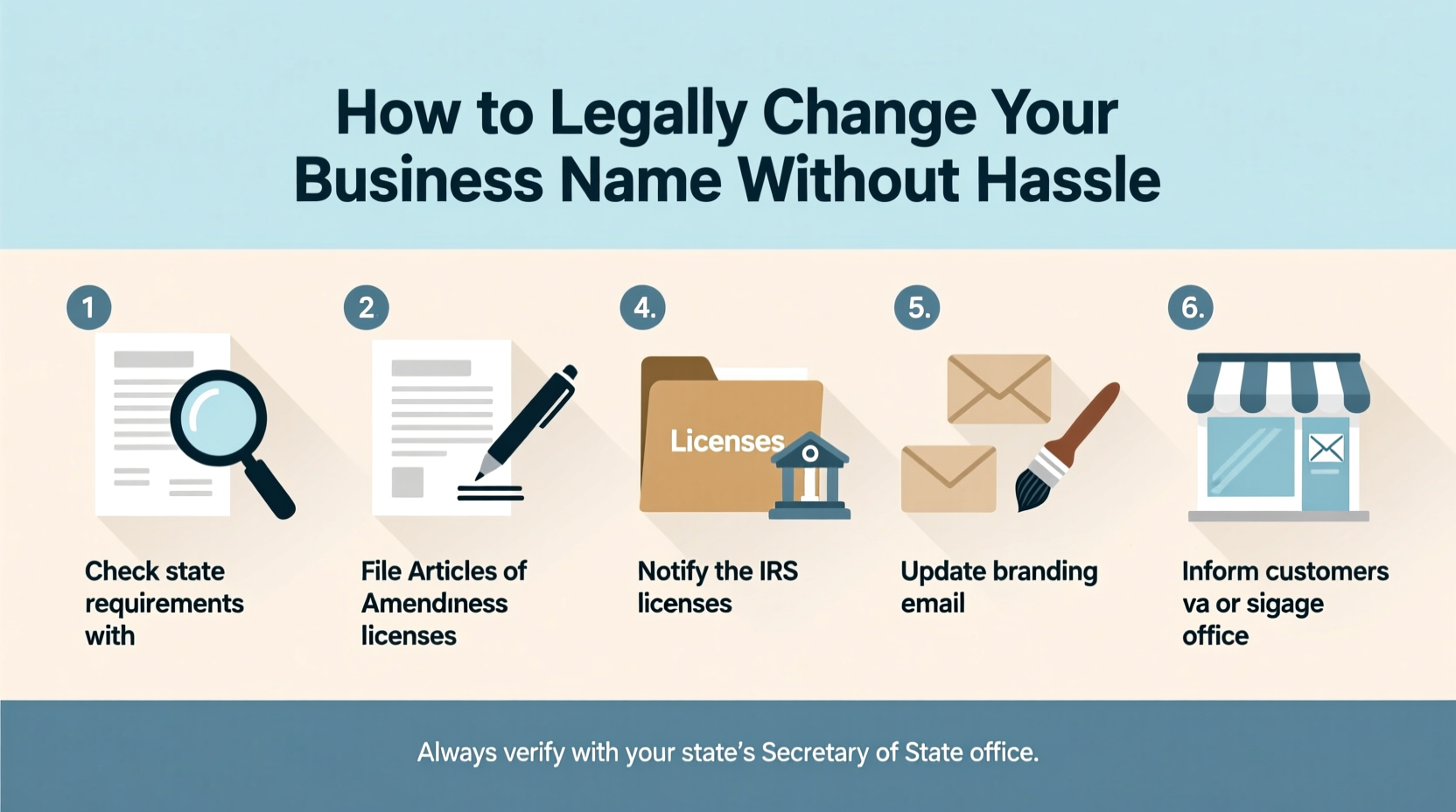 step by step guide to legally changing your business name without hassle