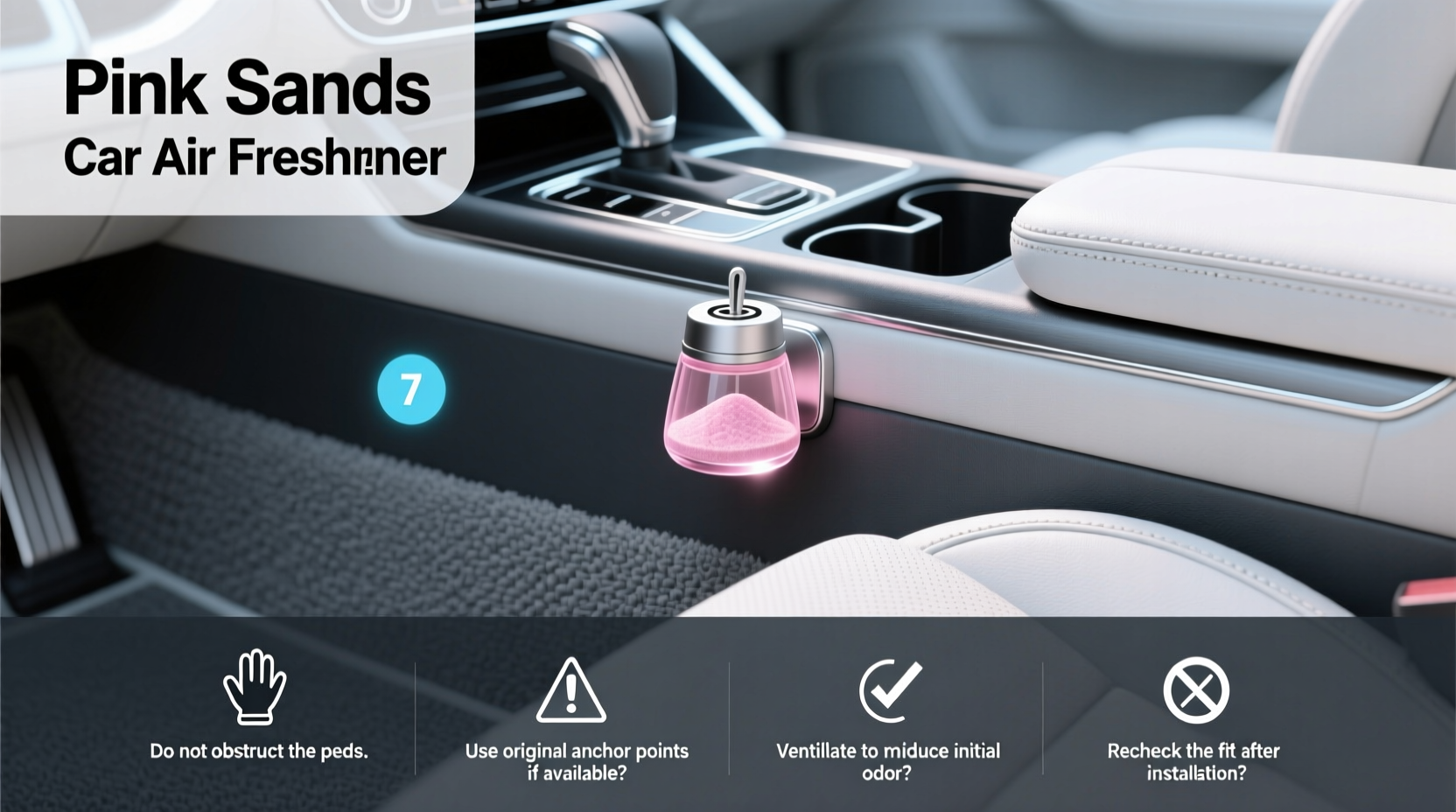Pink Sands Car Freshener