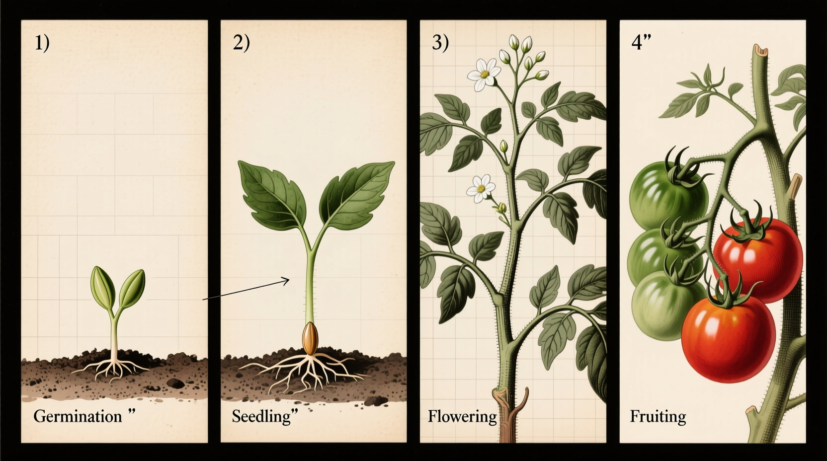 Tomato Plant Growth Stages: Complete Development Guide