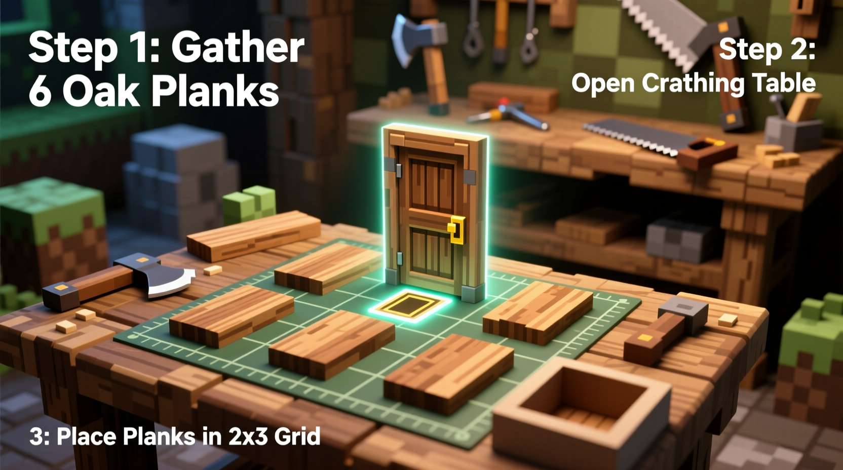 How to Craft a Door in Minecraft: Complete Step-by-Step Guide