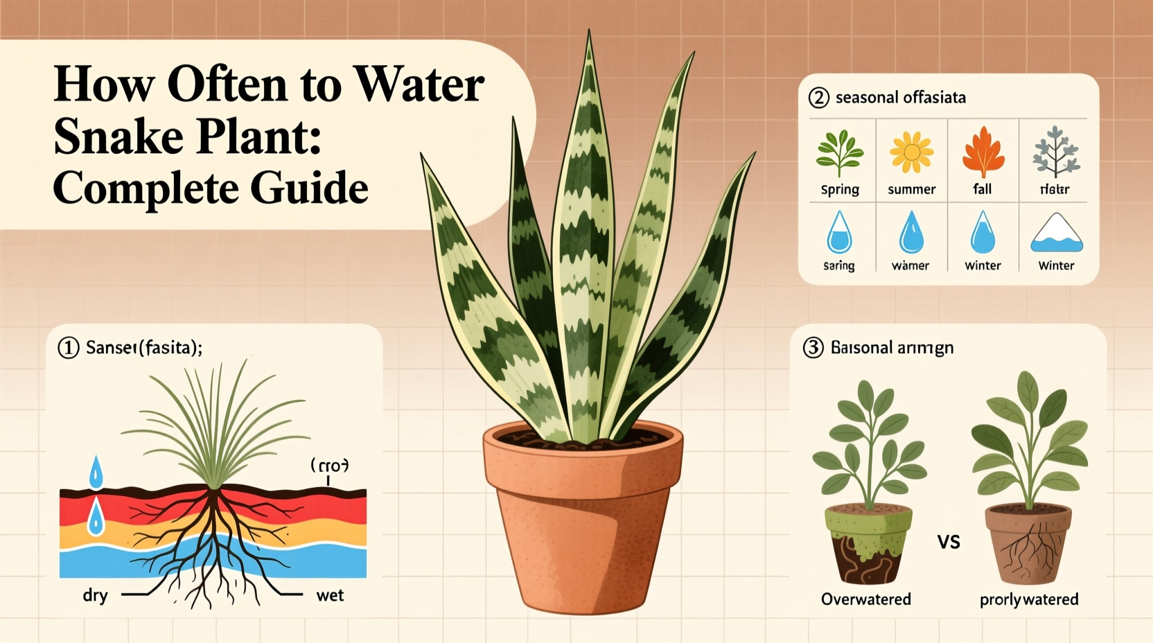 how often should i water snake plant
