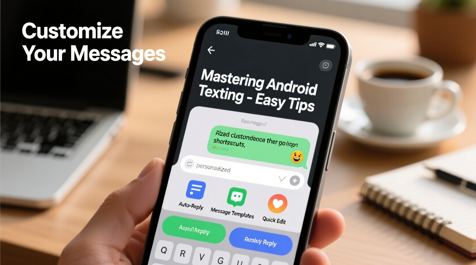 mastering android texting easy tips to write customize and manage your messages