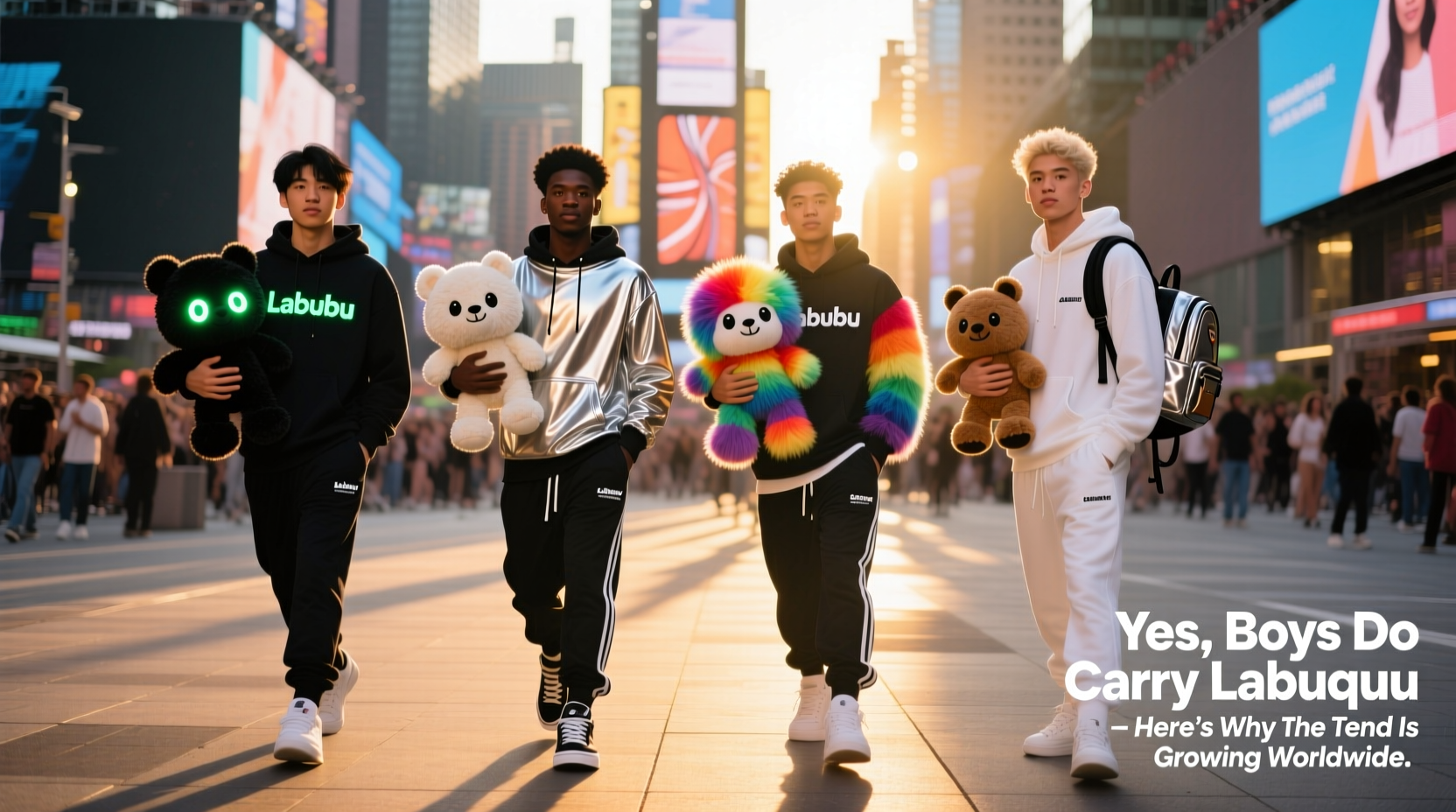 do boys carry labubu