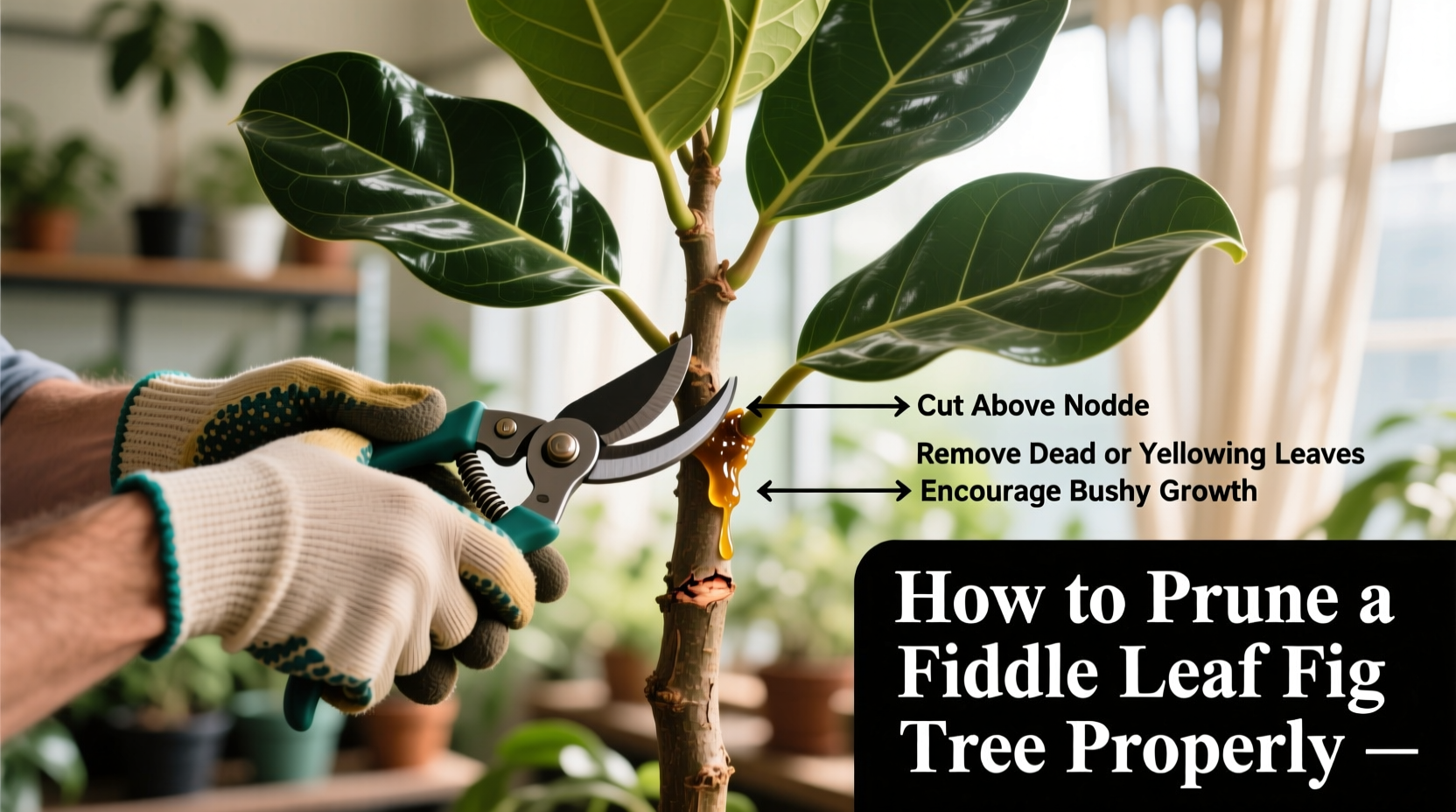 how do you prune a fiddle leaf fig tree