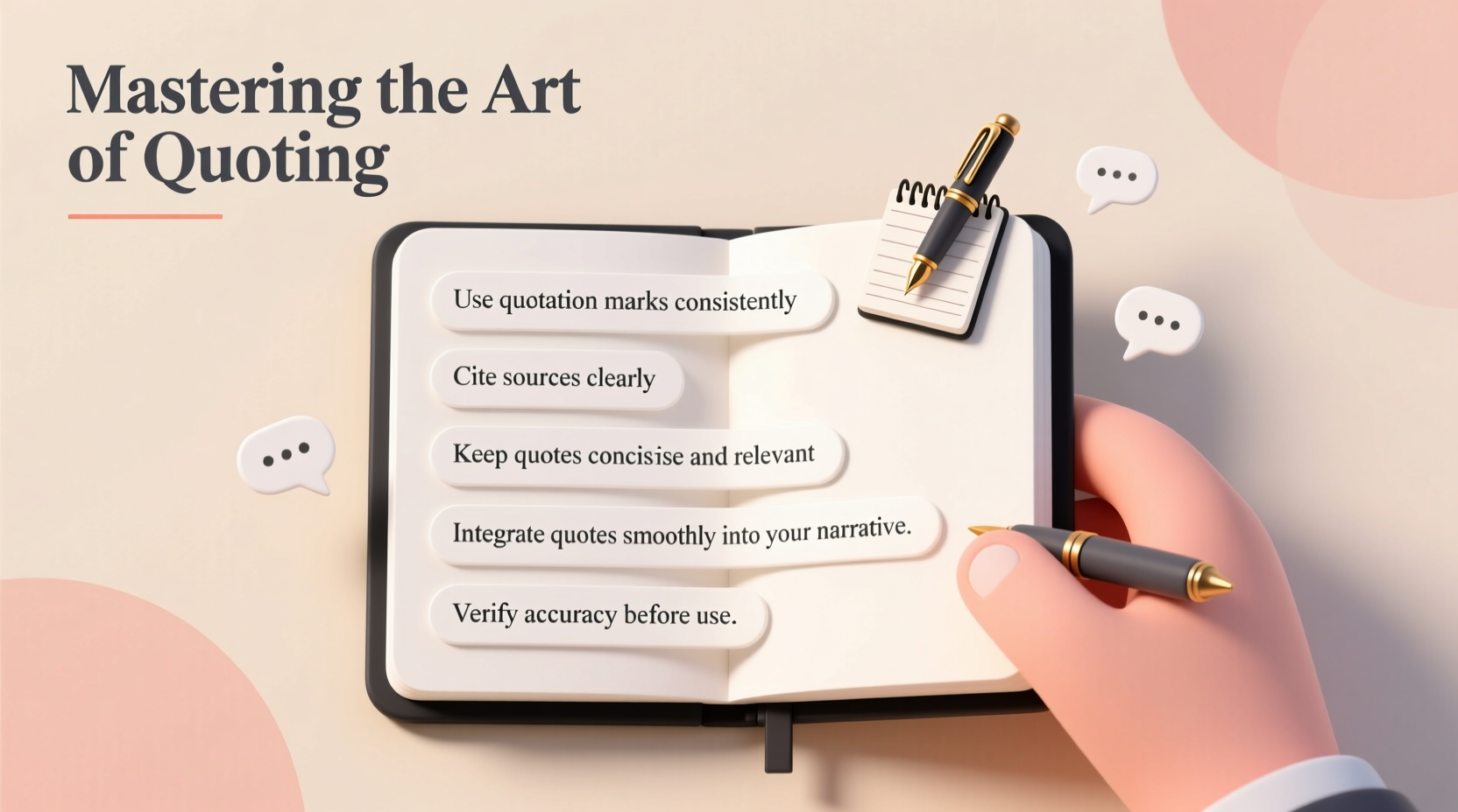 mastering the art of how to write a quote tips for clear and effective quoting