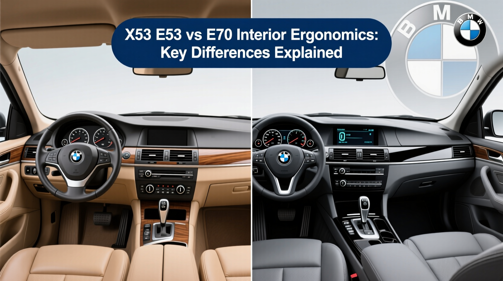 x5 e53 vs e70 interior ergo