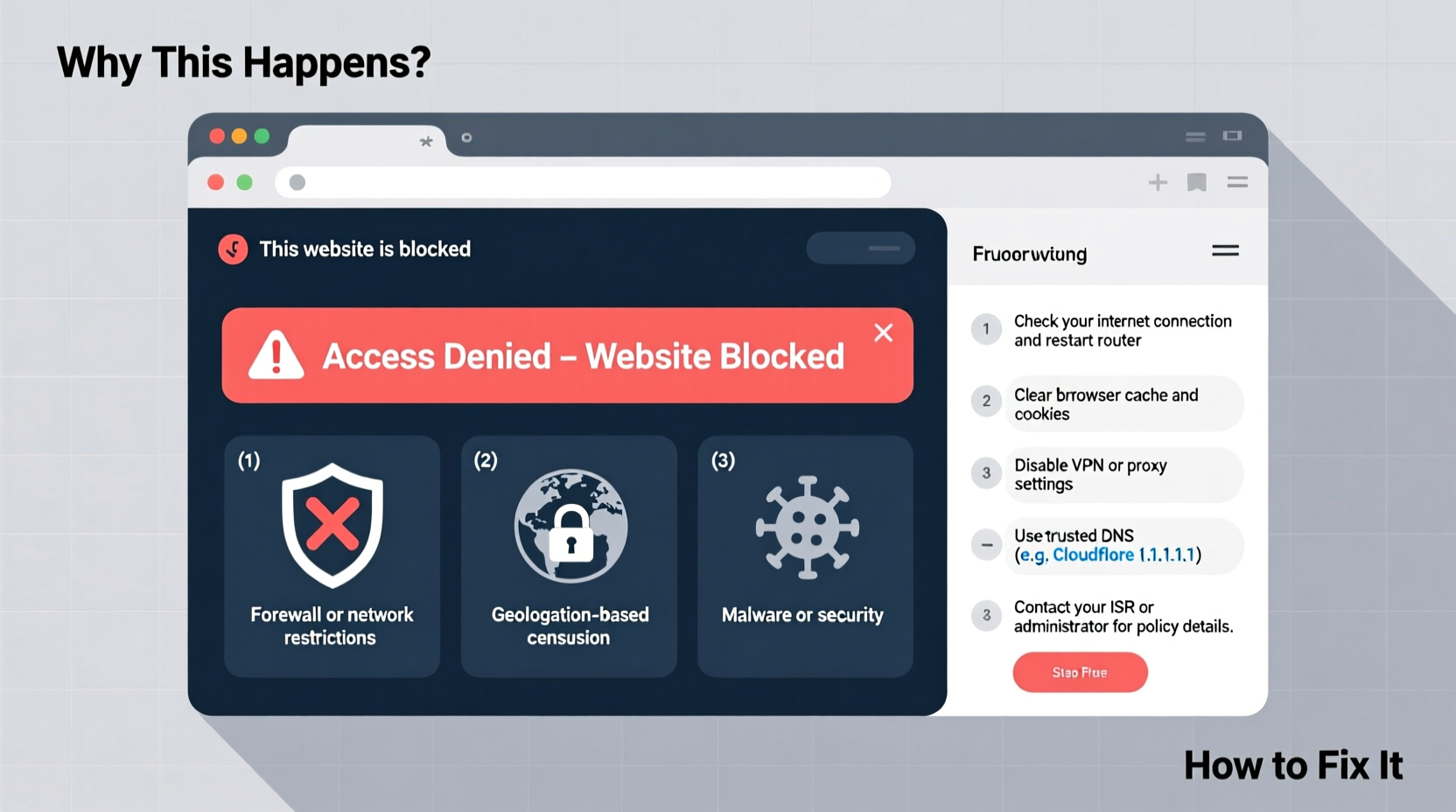 Website Blocked Reasons Why How To Resolve Access Issues