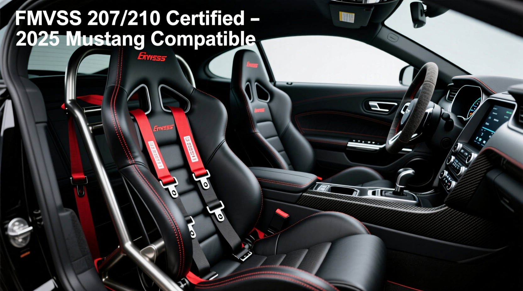 2025 mustang aftermarket seats fmvss
