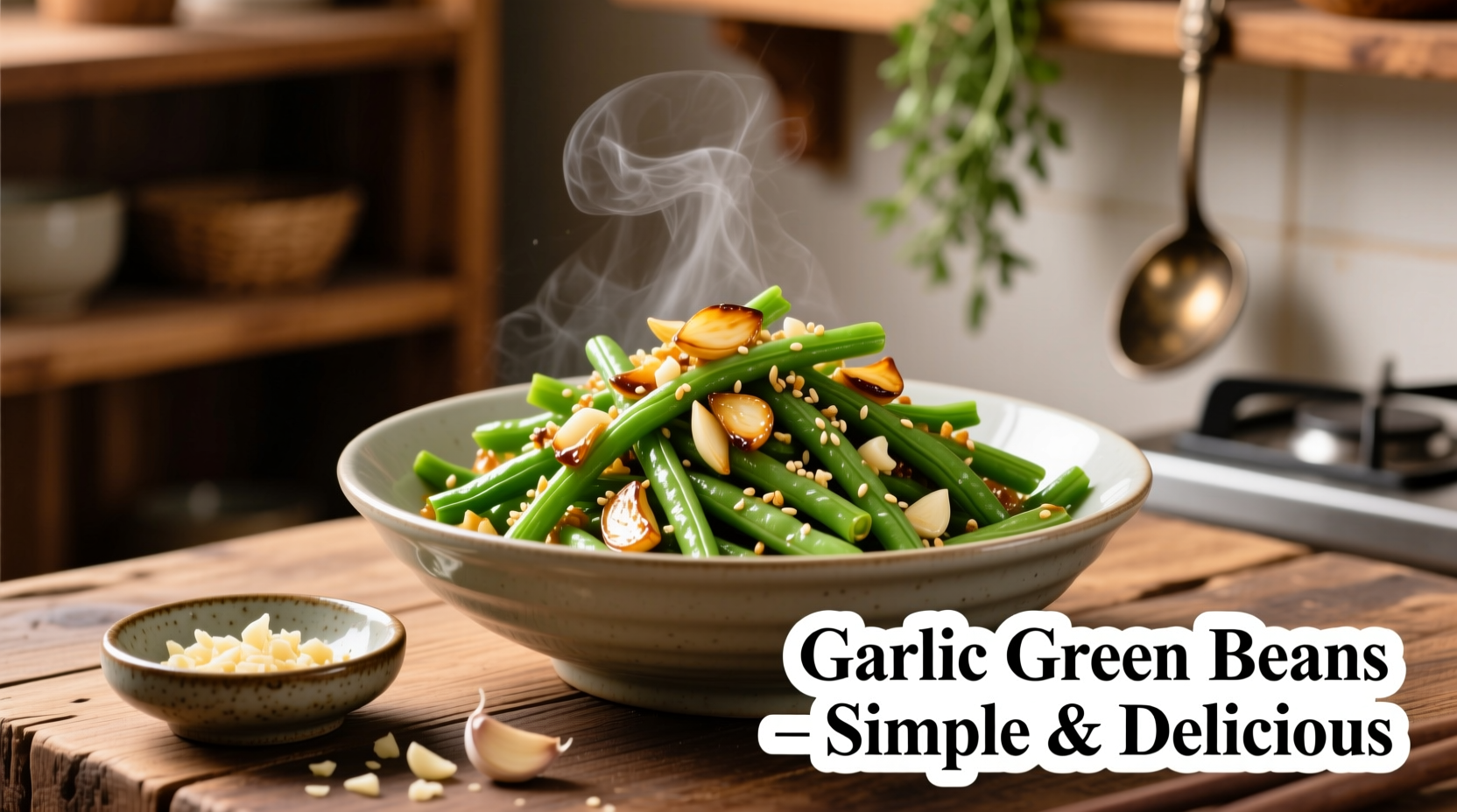 green bean recipes garlic