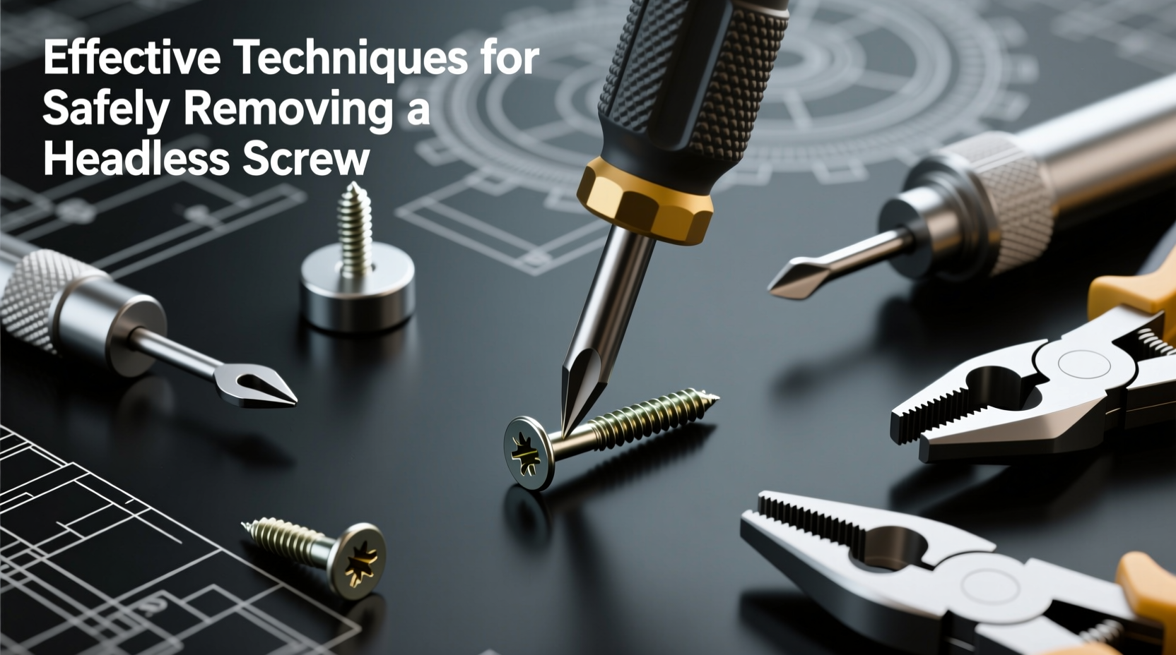effective techniques and tools for safely removing a headless screw