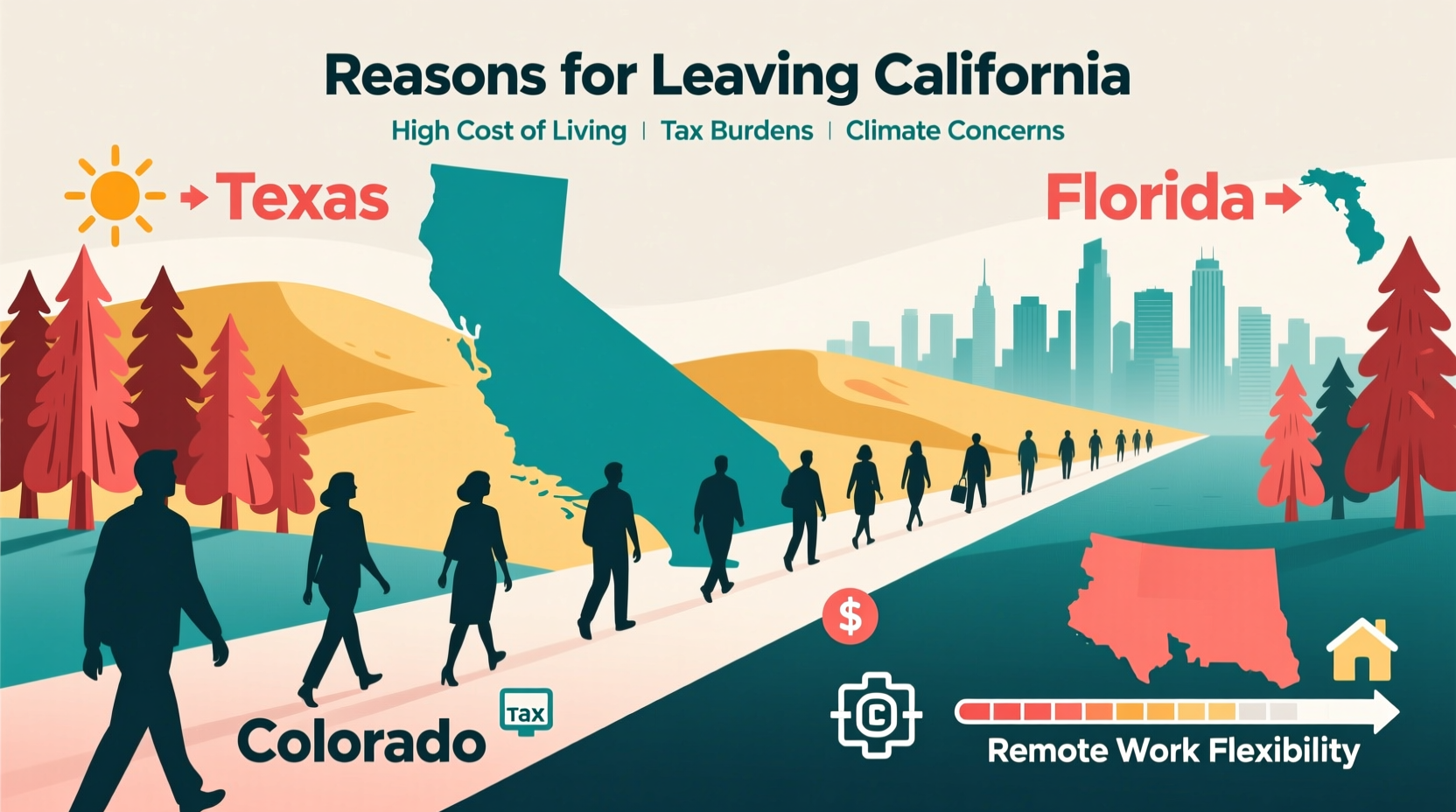 Why Is Everyone Leaving California Reasons Destinations