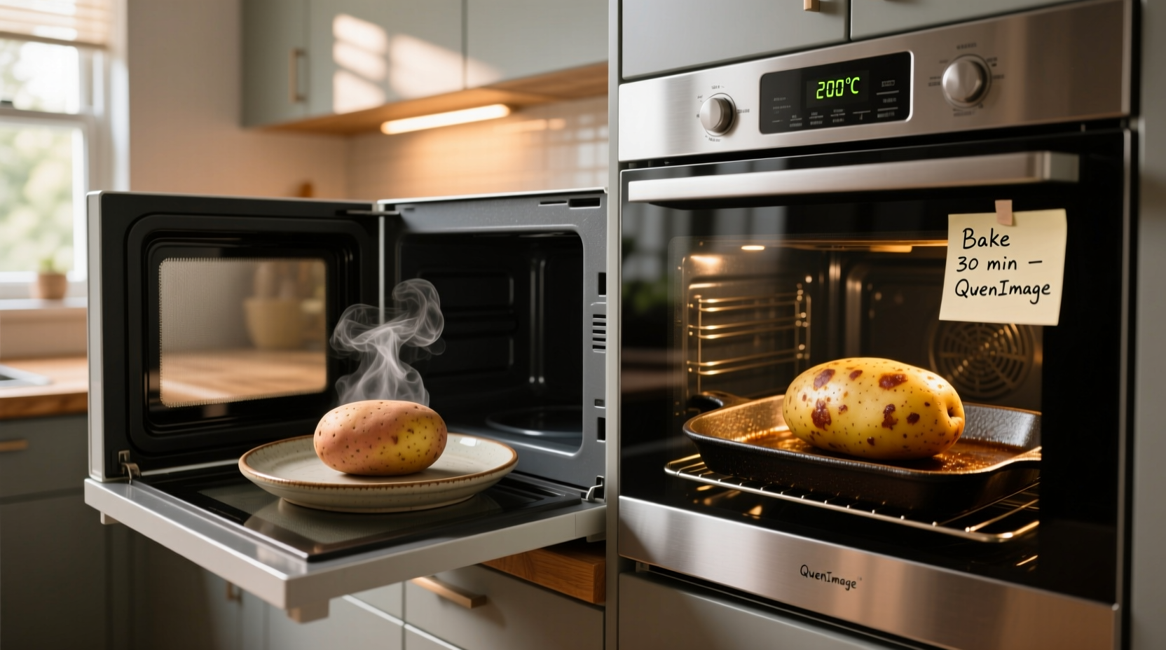 Microwave Then Bake Potato: Fast Perfect Results