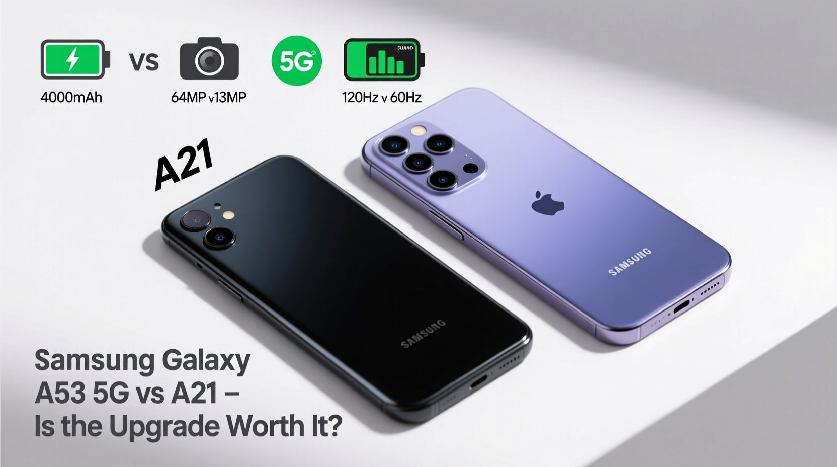 samsung a53 5g vs a21 is the upgrade really worth it