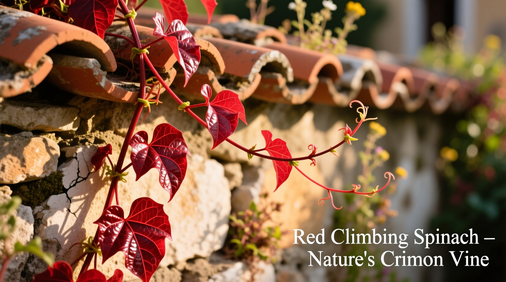 red climbing spinach