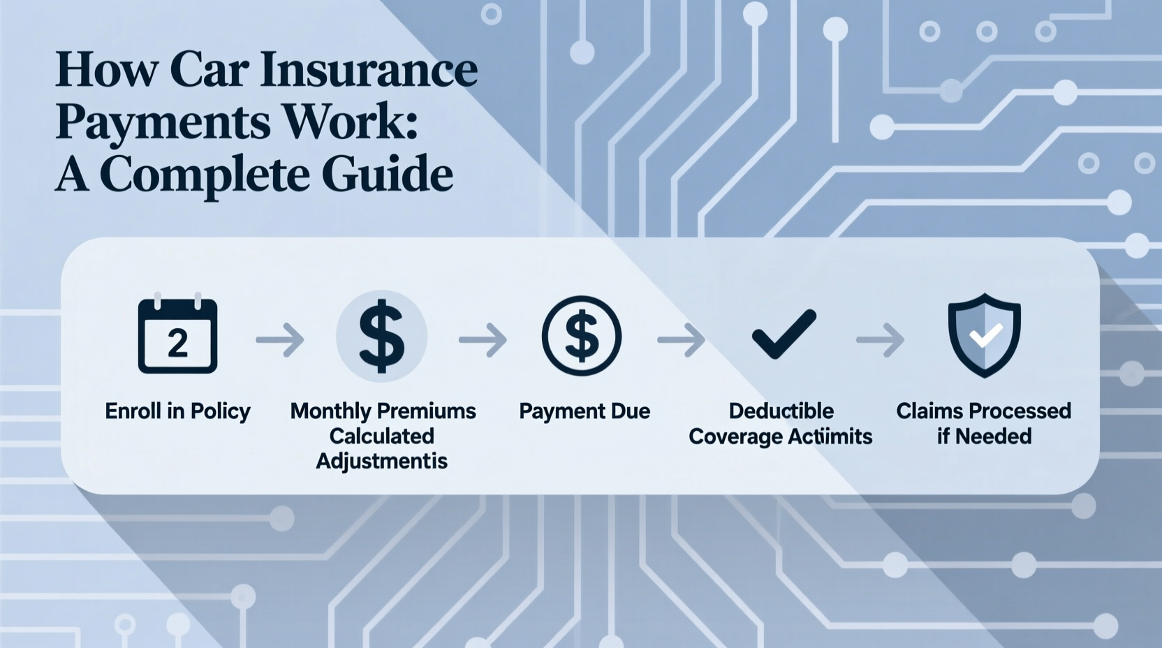how does car insurance payments work