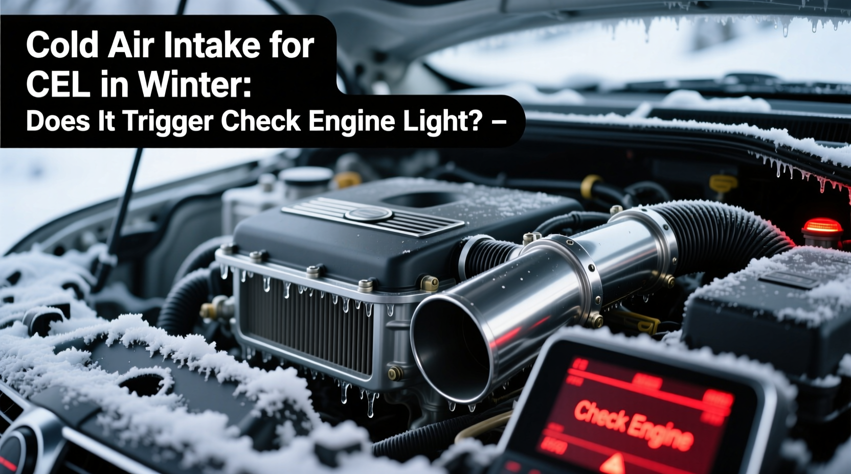 cold air intake cel winter