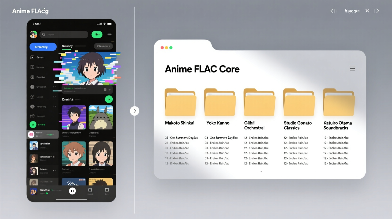 Flac Library FLAC Library > Streaming for Anime Soundtrack Immersion