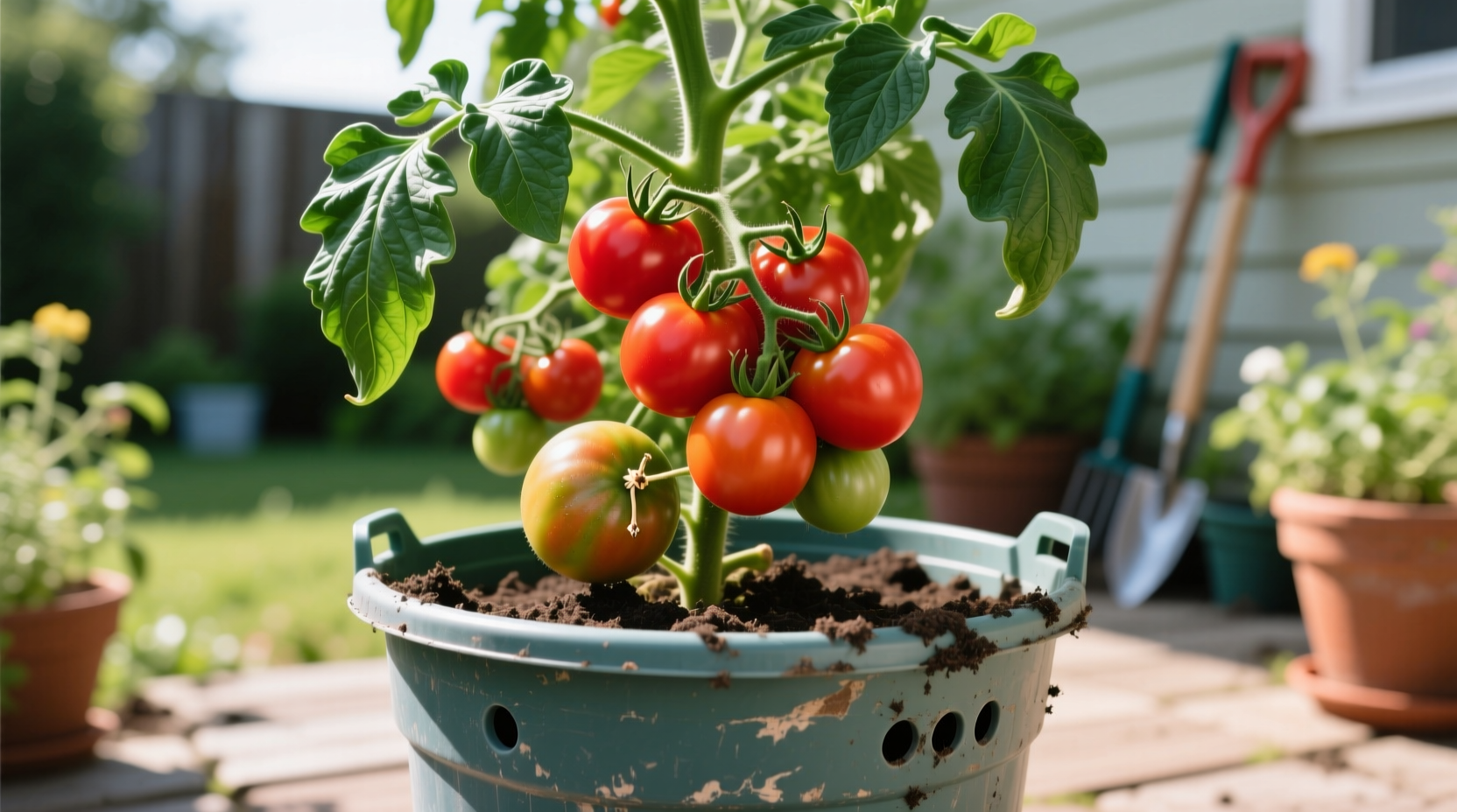 Tomaten im 5-Gallonen-Eimer: Der ultimative Anbau-Guide