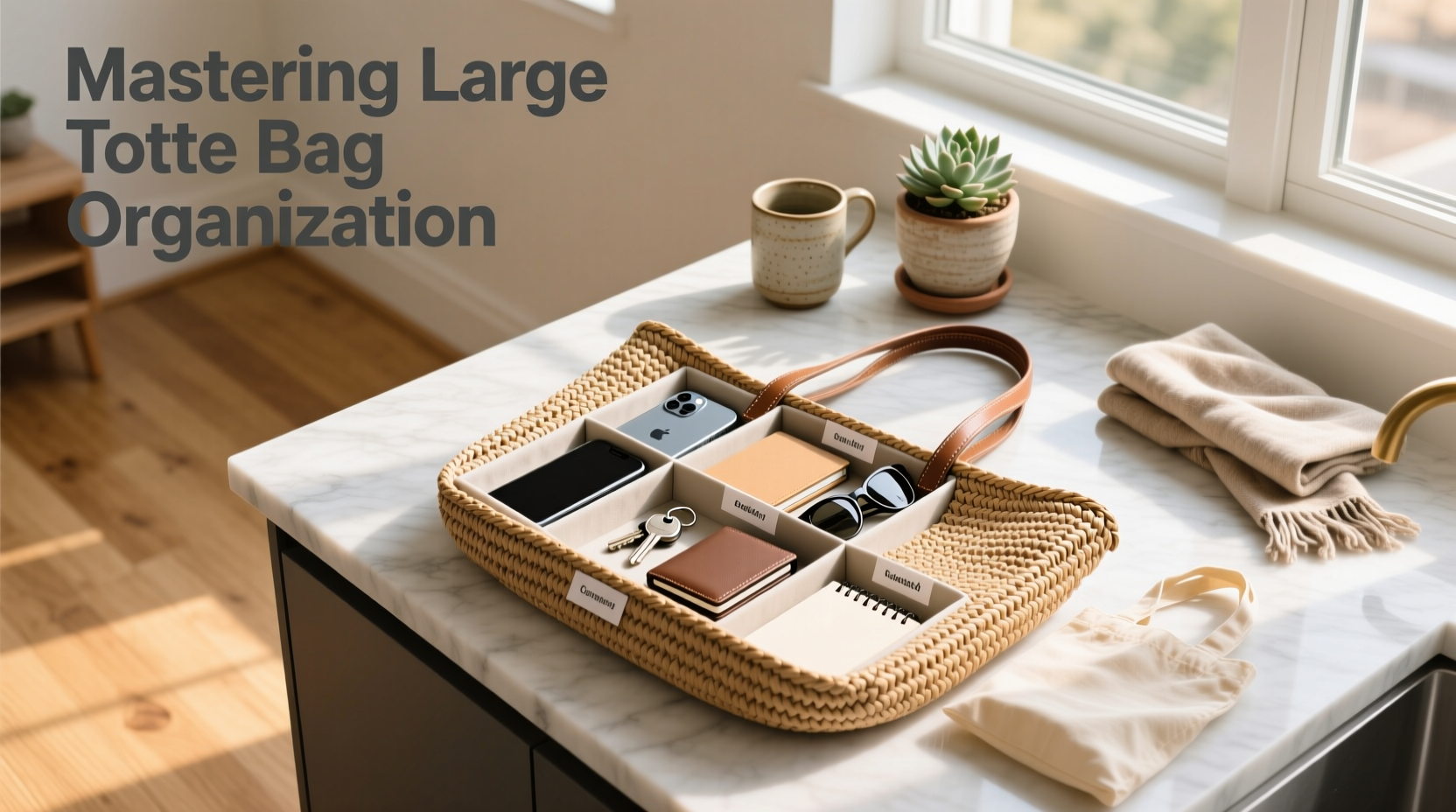mastering large tote bag organization smart strategies for effortless everyday use