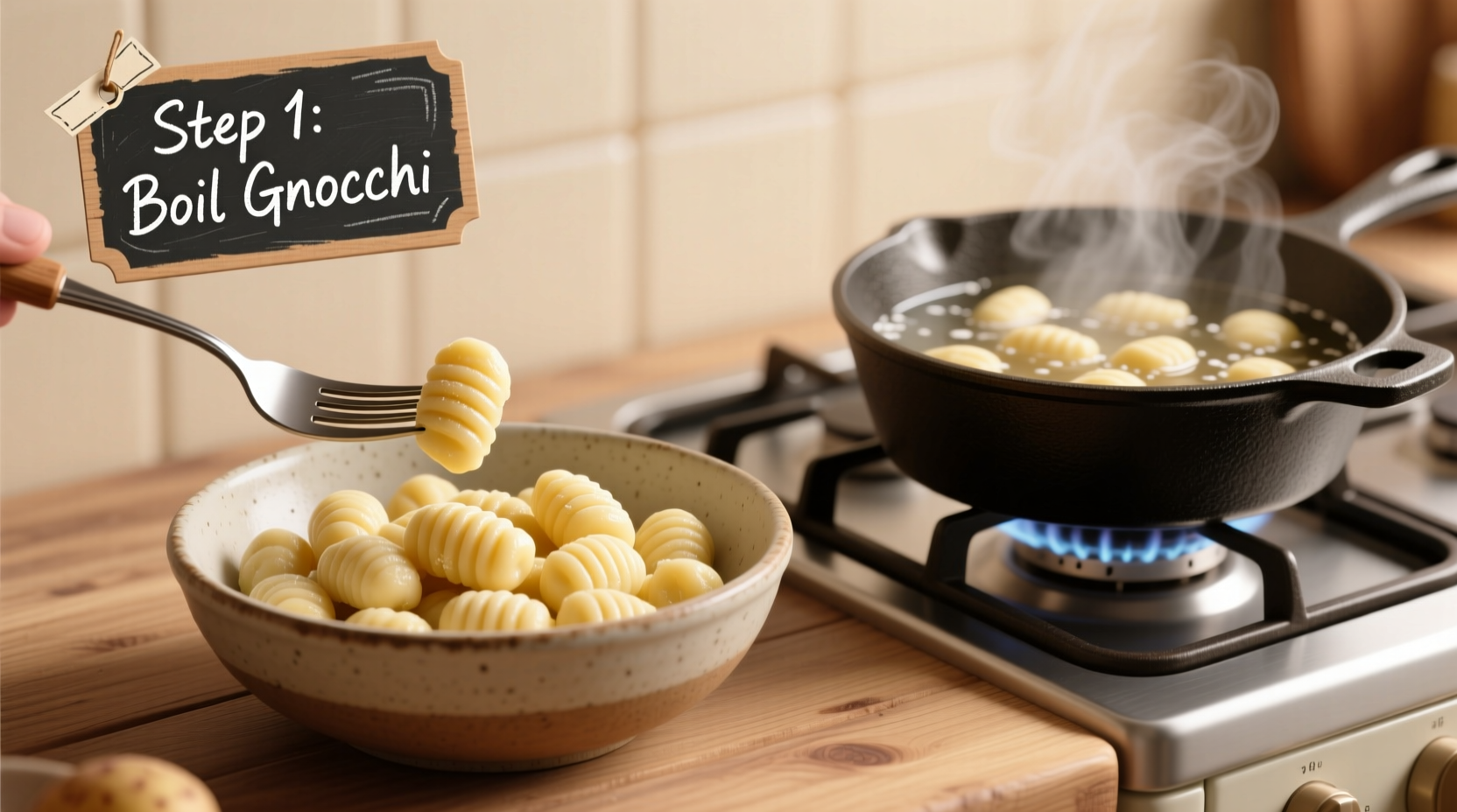 how to cook potato gnocchi