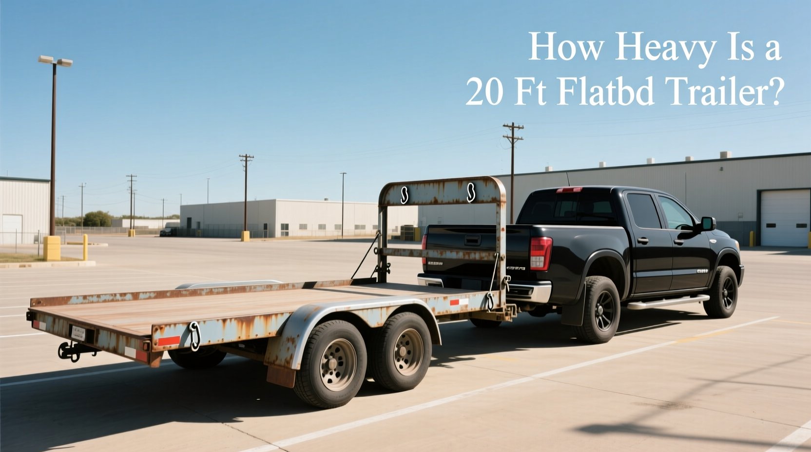 20 ft flatbed trailer weight buying guide