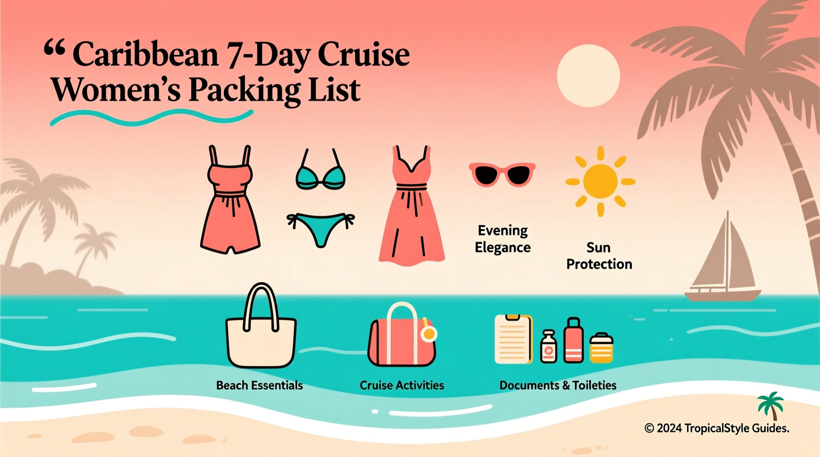 caribbean 7 day cruise womens packing list pdf