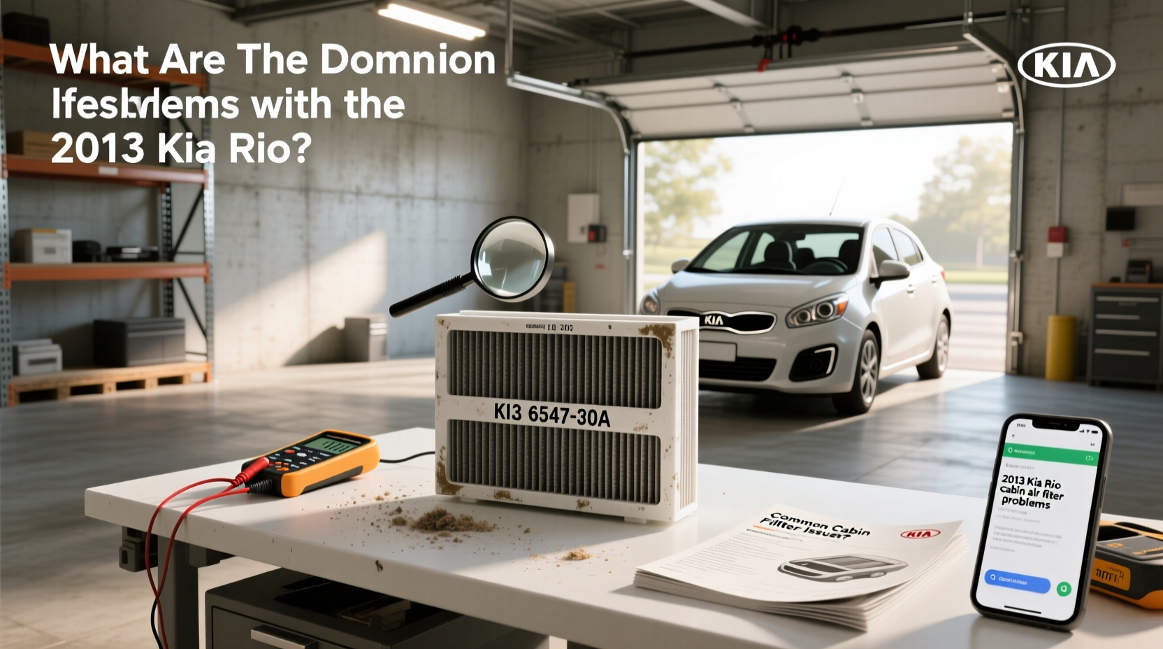 2013 kia rio cabin air filter common issues guide