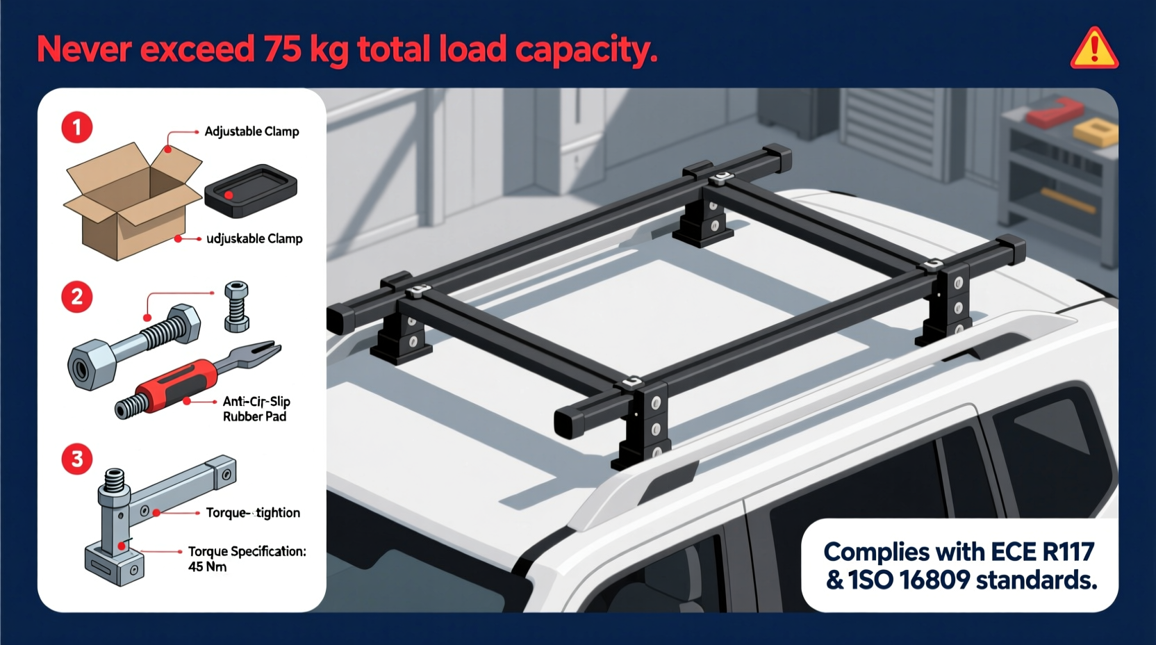 glc x253 roof rack install ca