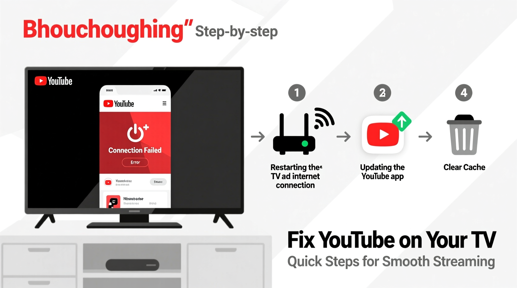why cant i get youtube on my tv troubleshooting guide