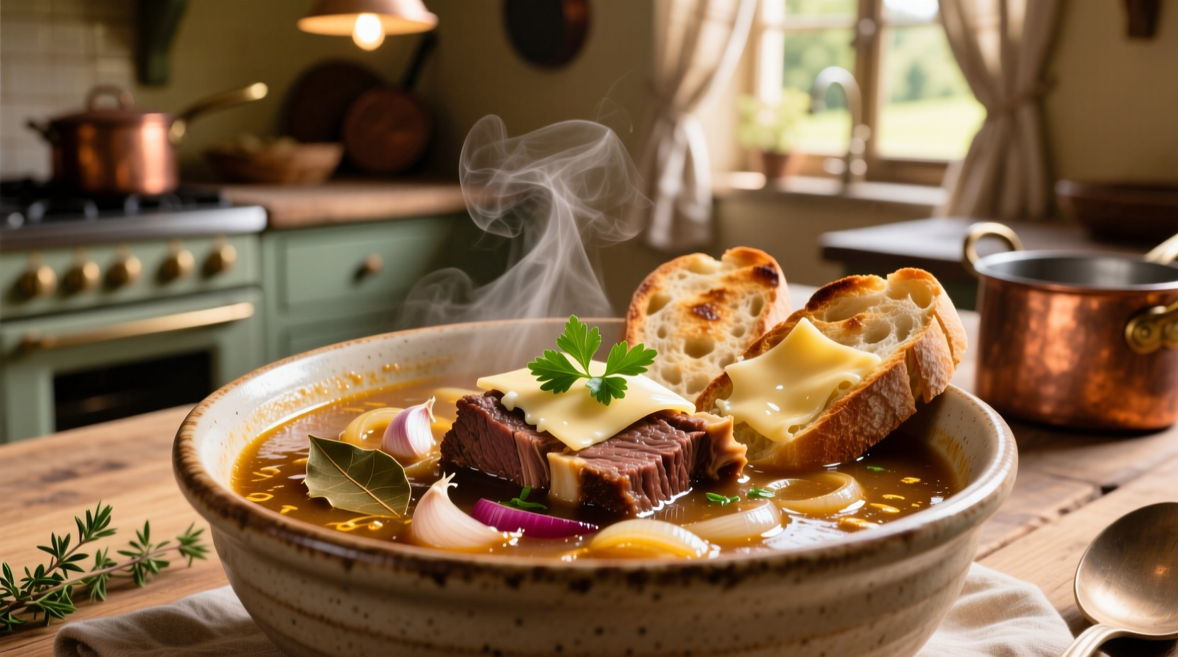 French Onion Beef Short Rib Soup Recipe Guide