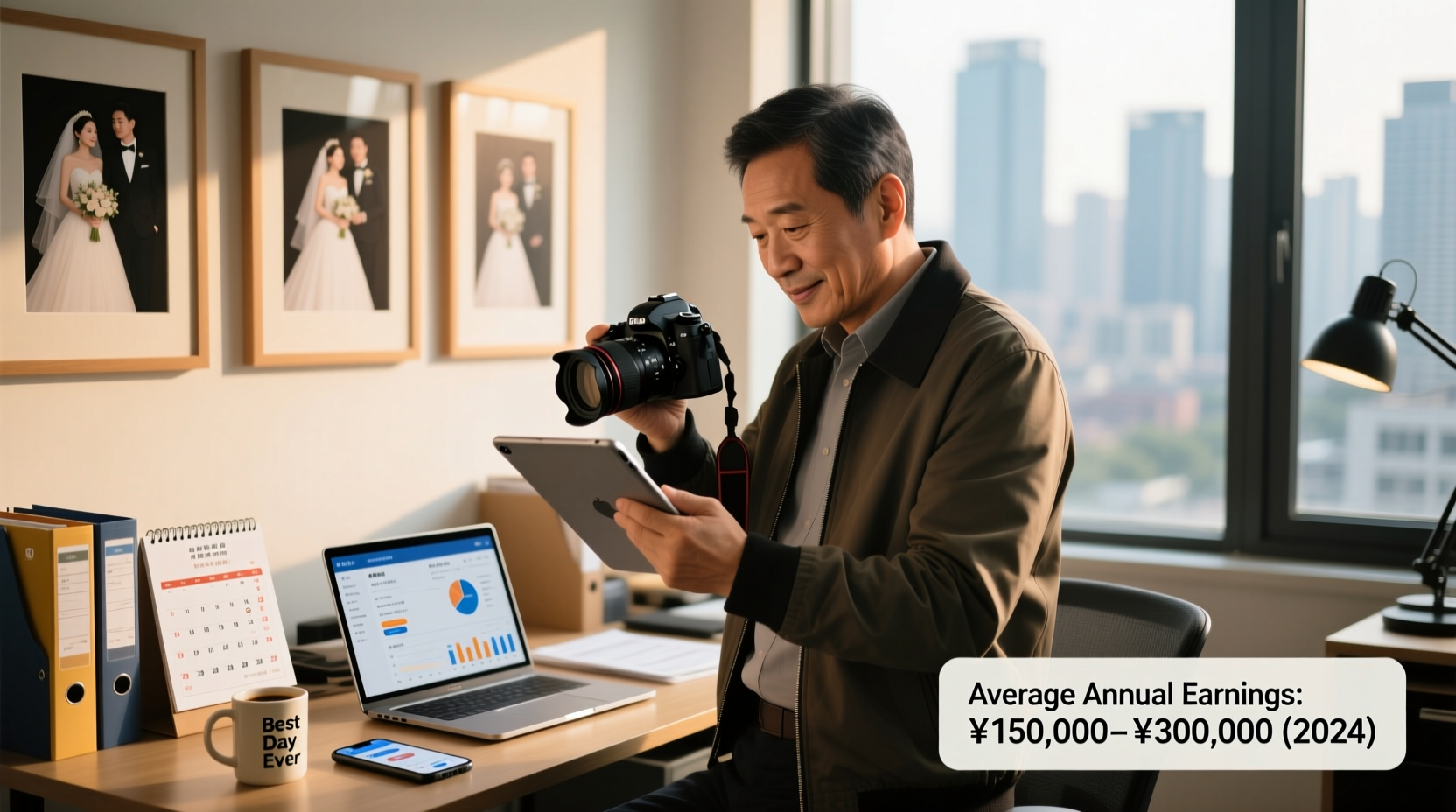 how much does a wedding photographer earn