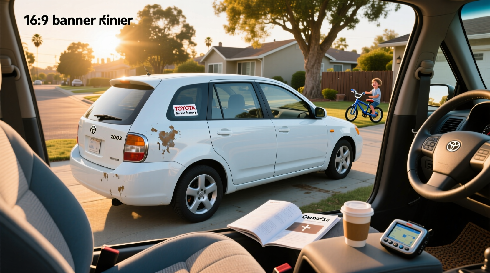 2003 Toyota Matrix hatchback interior view
