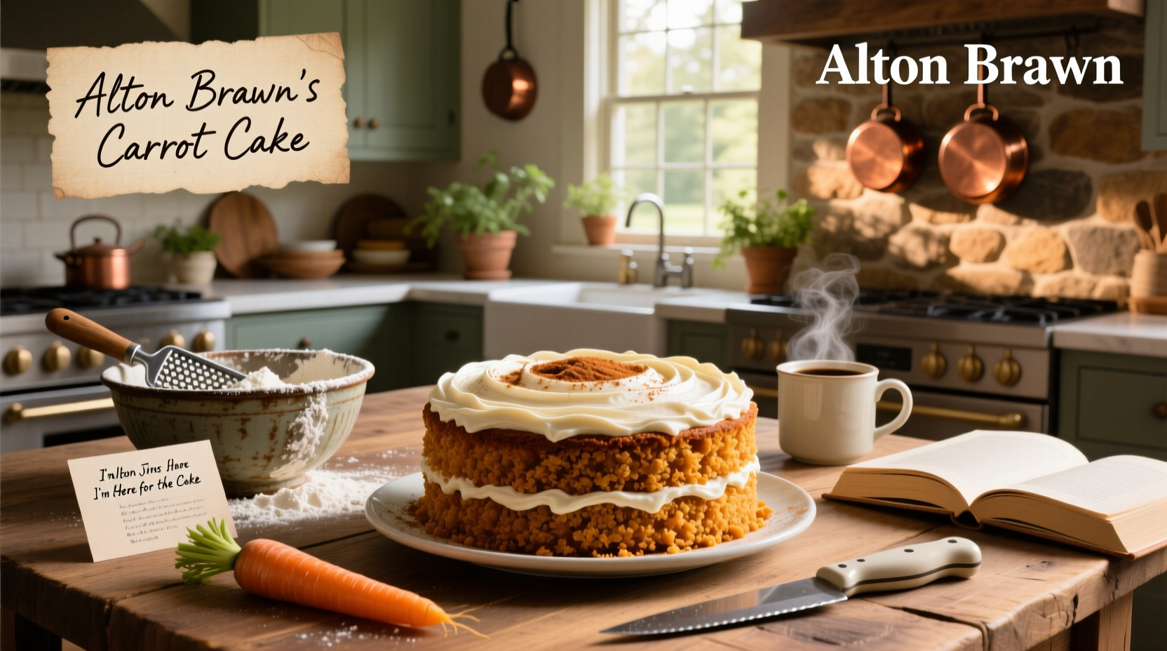 alton brown carrot cake recipe guide