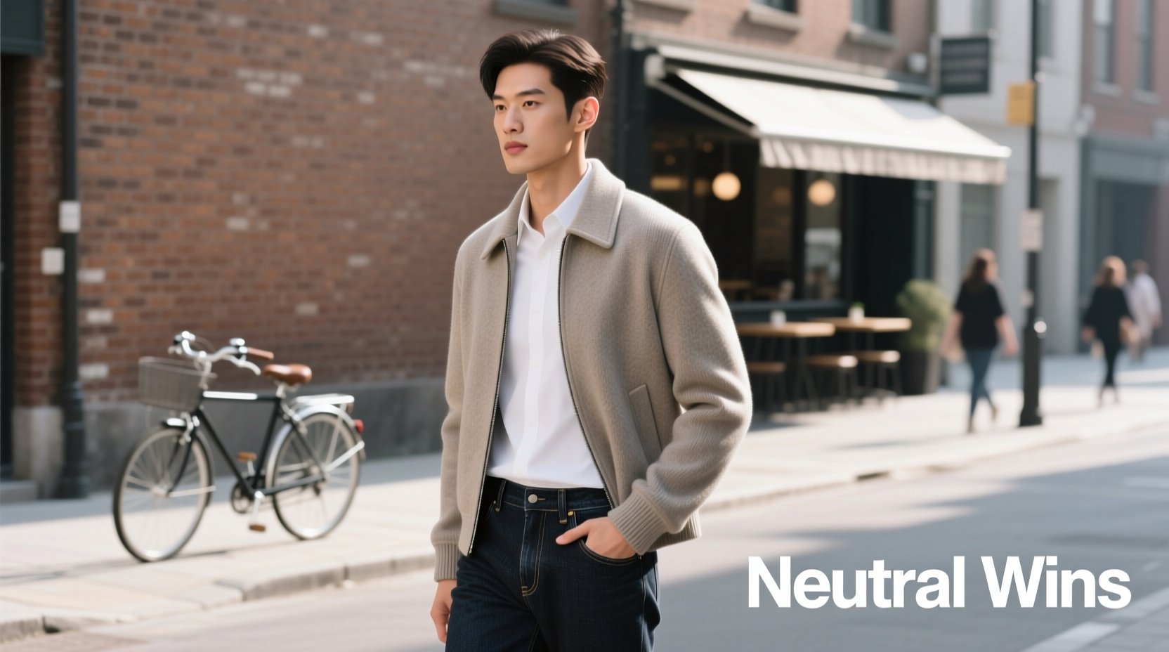 green jacket or neutral which one actually goes with more outfits
