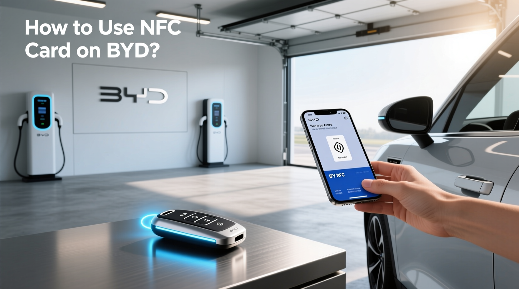how to choose byd nfc card key,How to use NFC card on BYD?