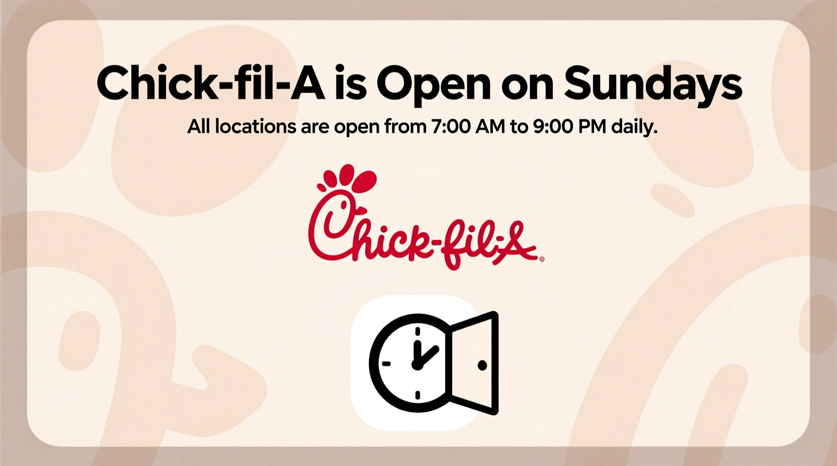 Is Chick-fil-A Open on Sundays Now?