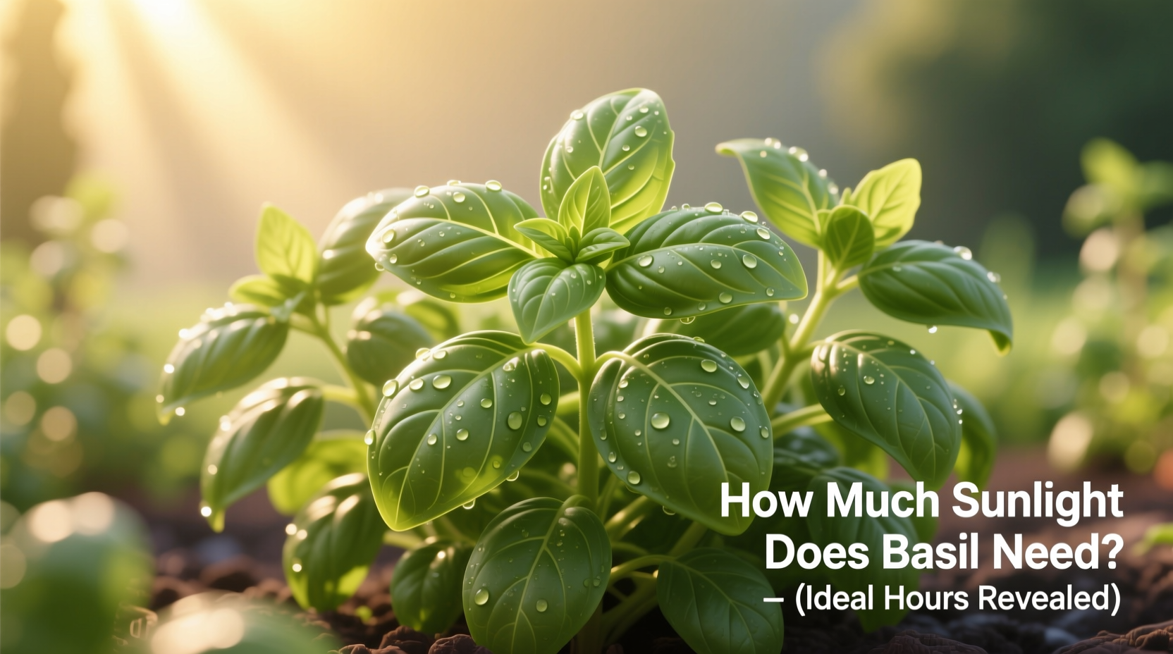 how much sunlight for basil